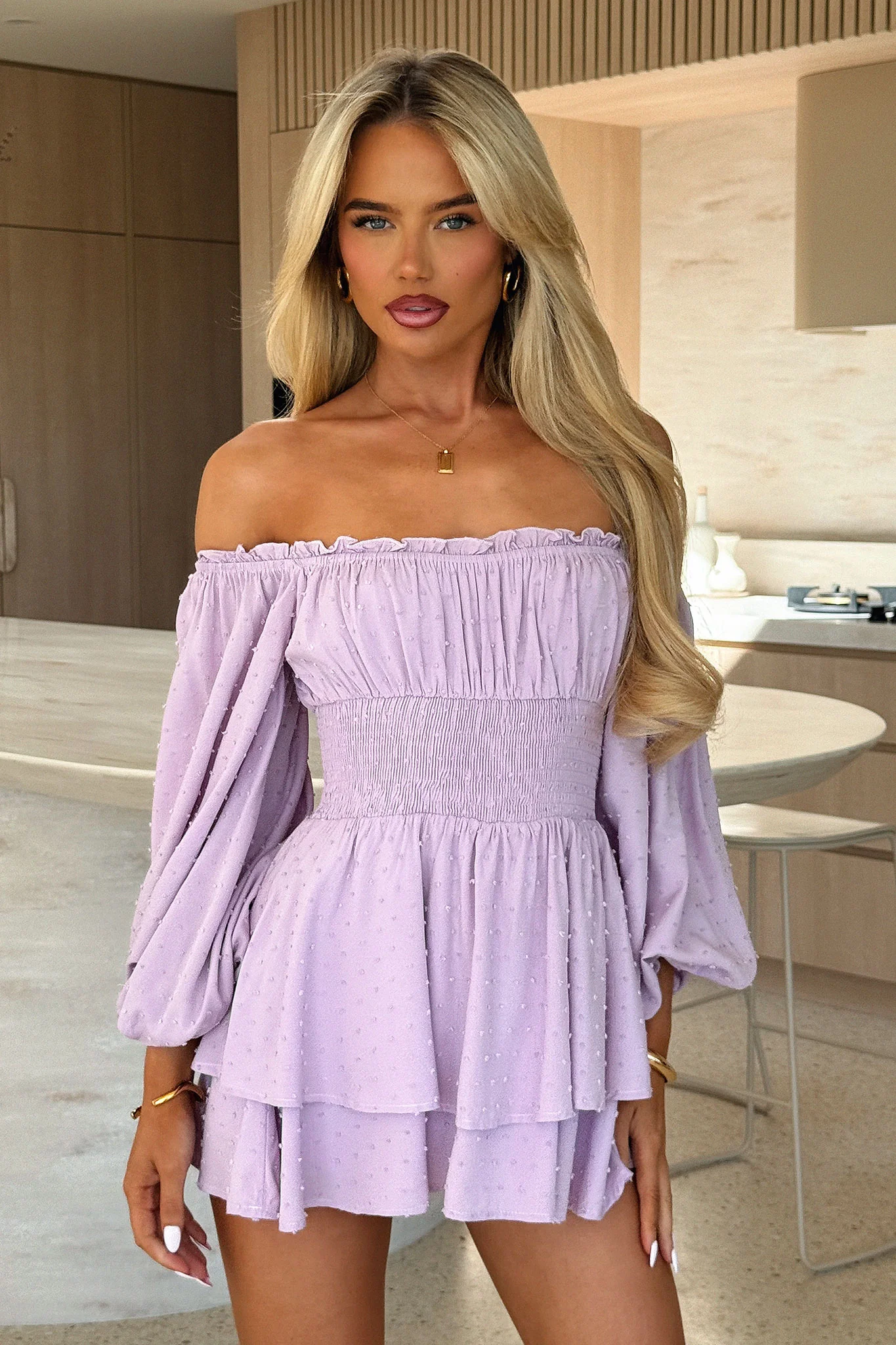 Ahoy Playsuit - Lilac - Image 3