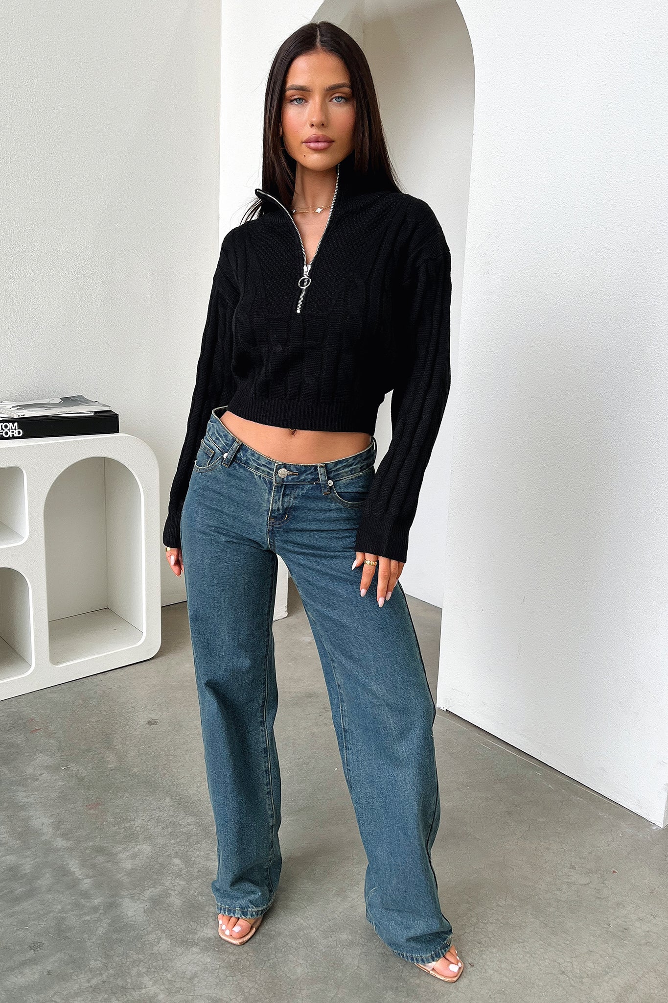 Aleena Knit - Black - Image 2