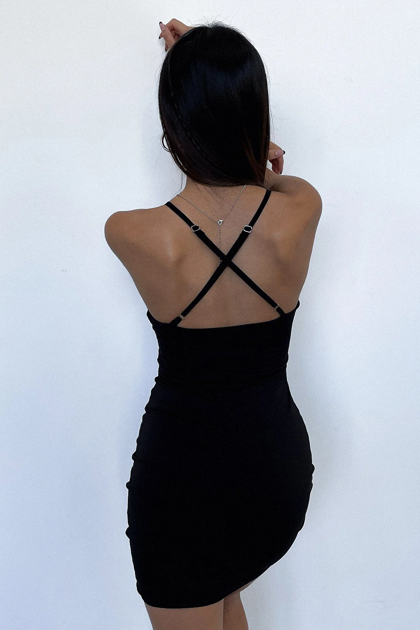 Aliyah Mini Dress - Black - Image 5