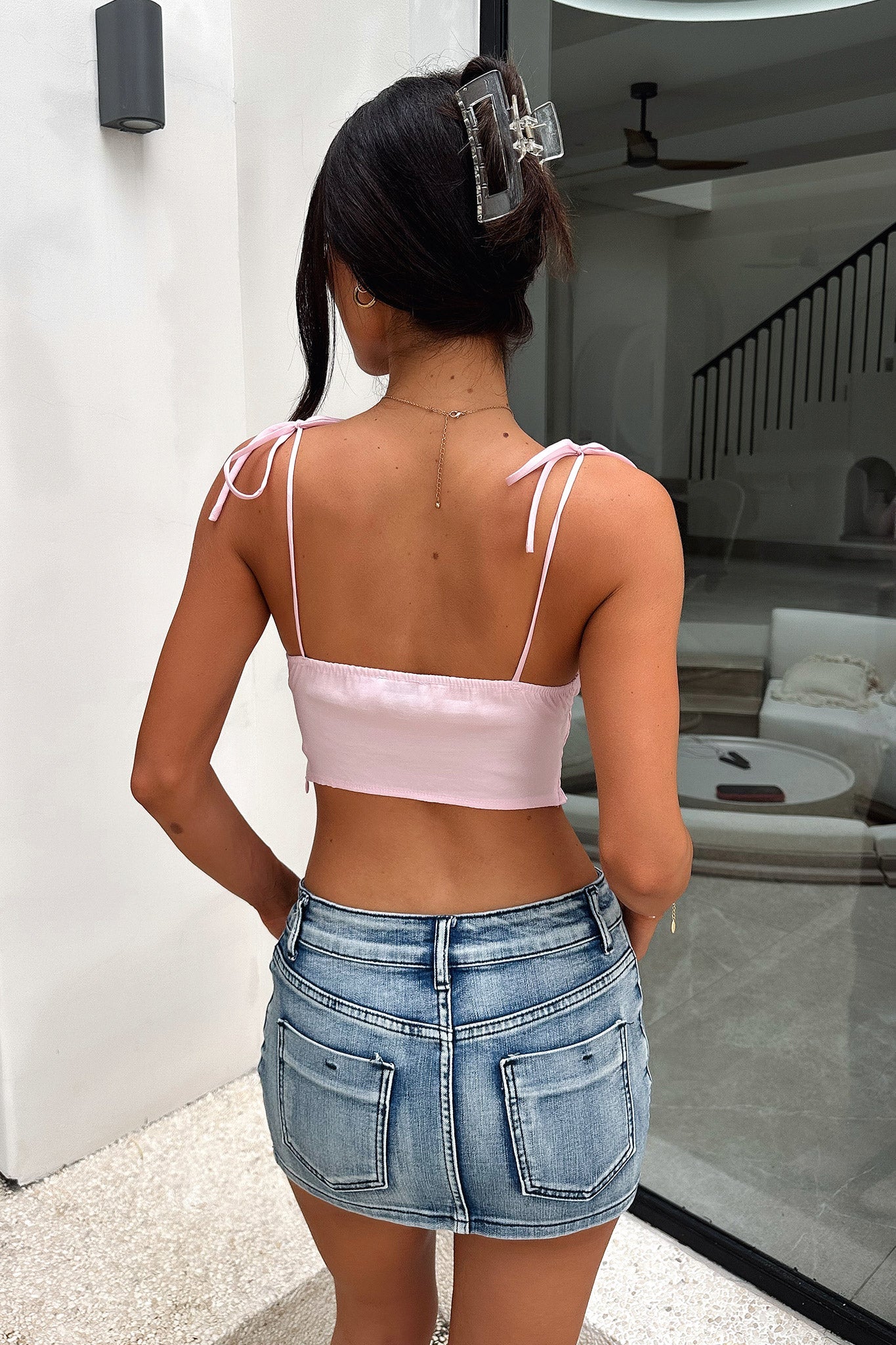 Aviana Crop - Baby Pink - Image 4