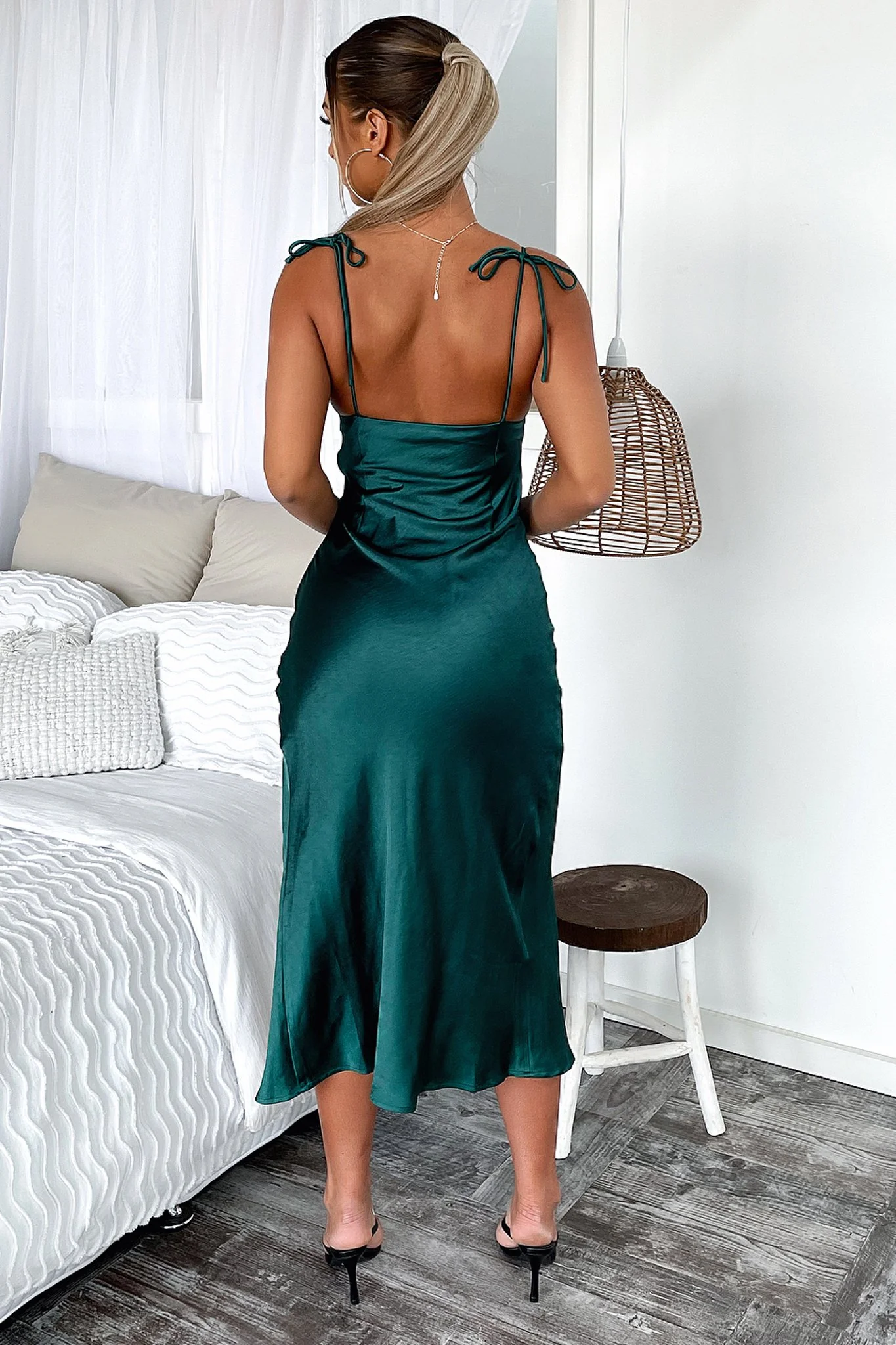 Bailey Maxi Dress - Emerald - Image 6