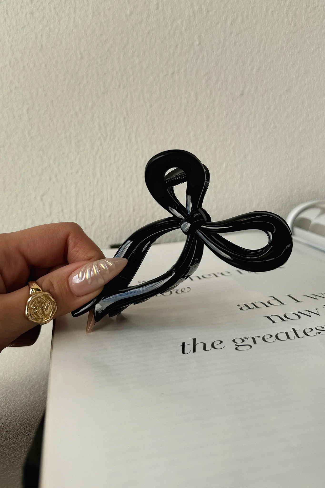 Blaire Claw Clip - Black - Image 3