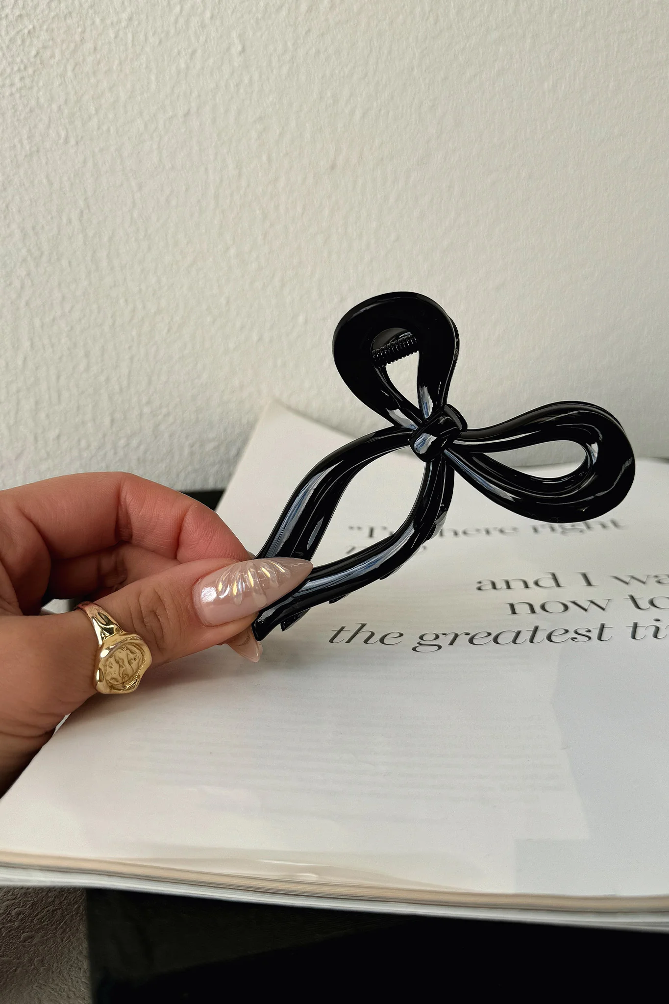 Blaire Claw Clip - Black - Image 5