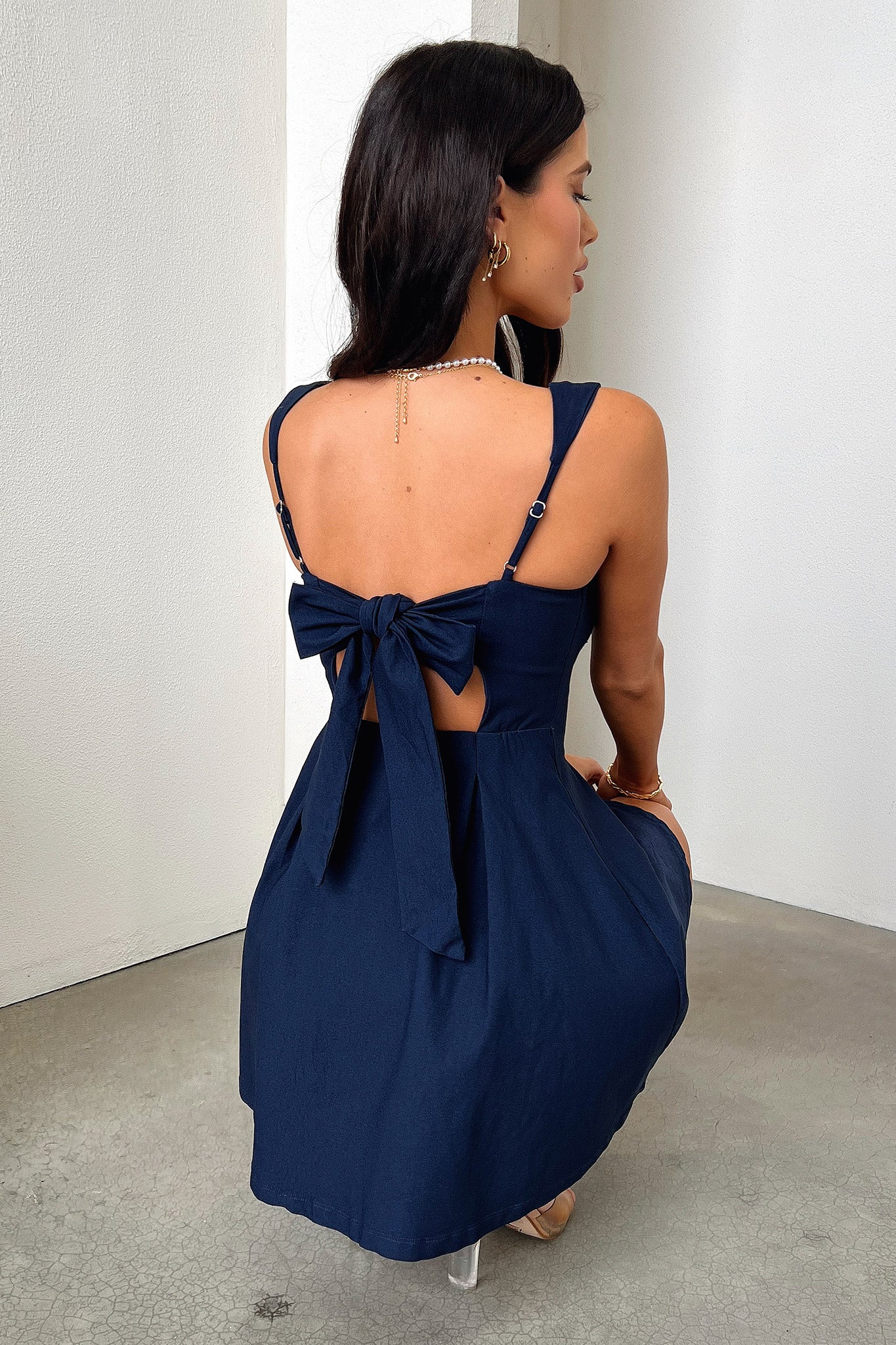 Bransley Dress - Navy - Image 2