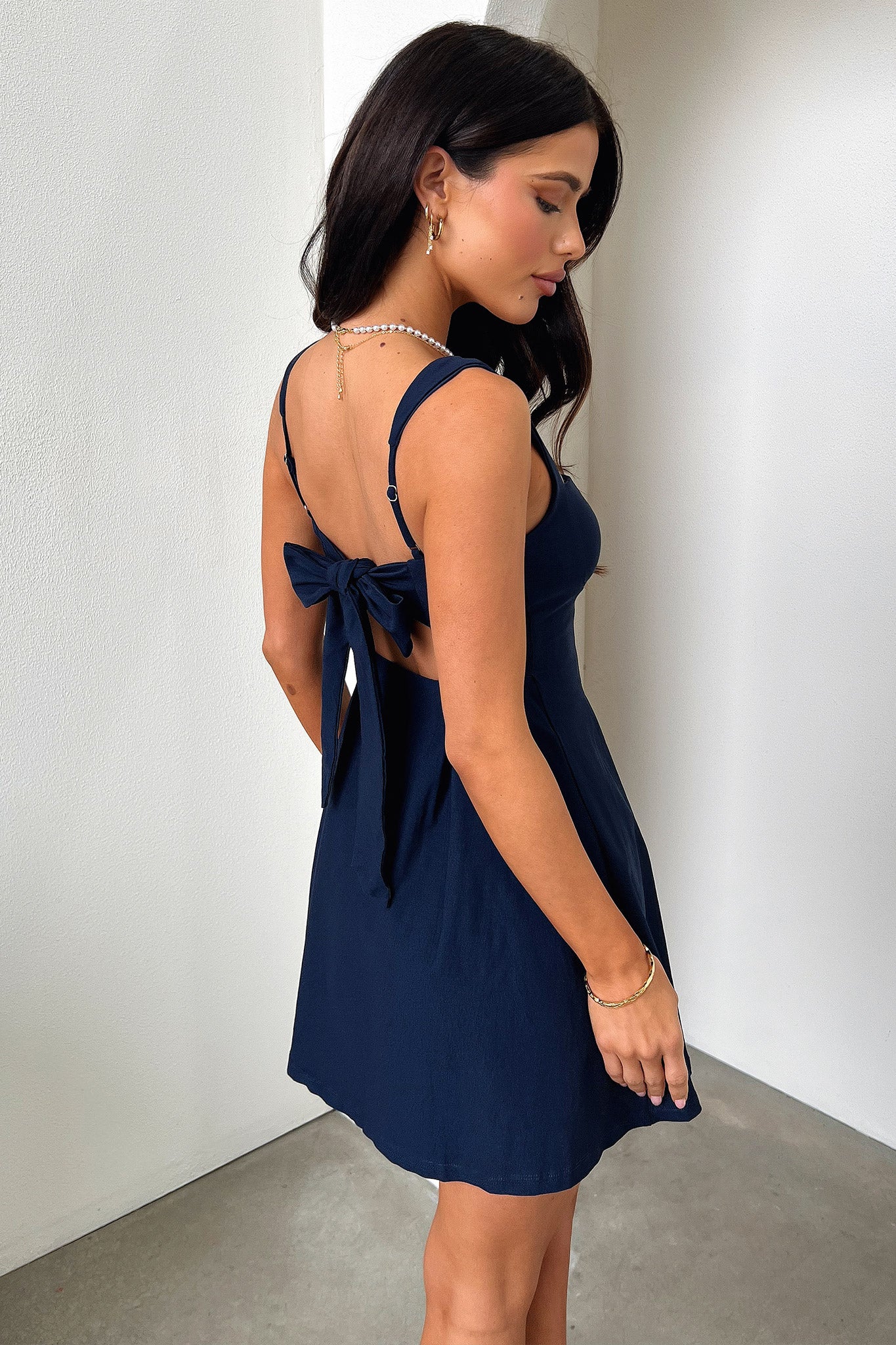 Bransley Dress - Navy - Image 9