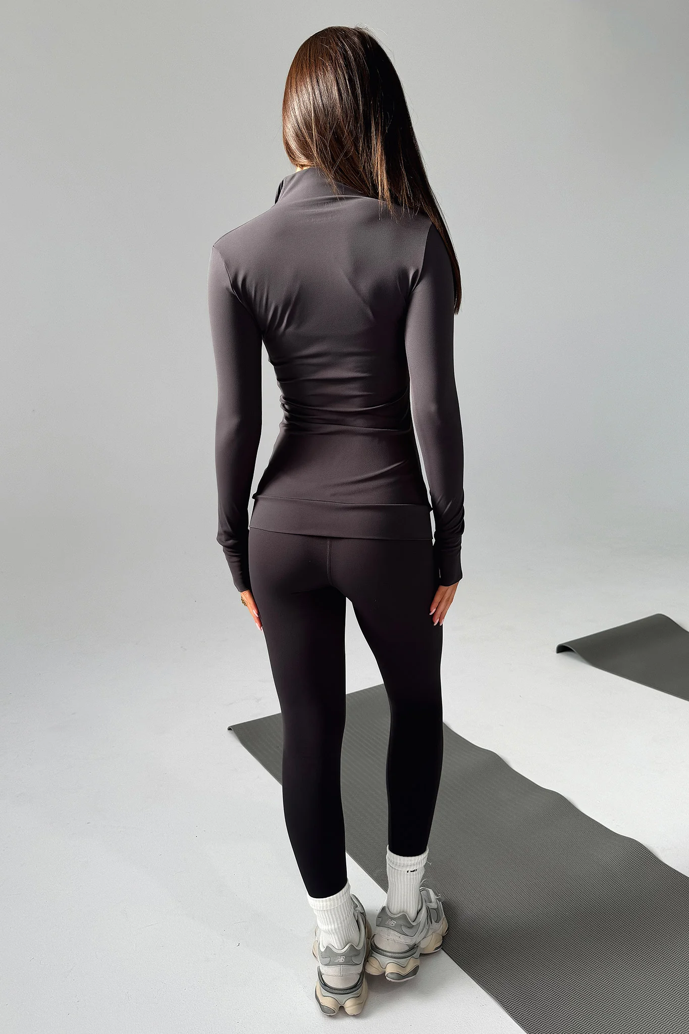 Brooks Zip Jacket - Grey - Image 4