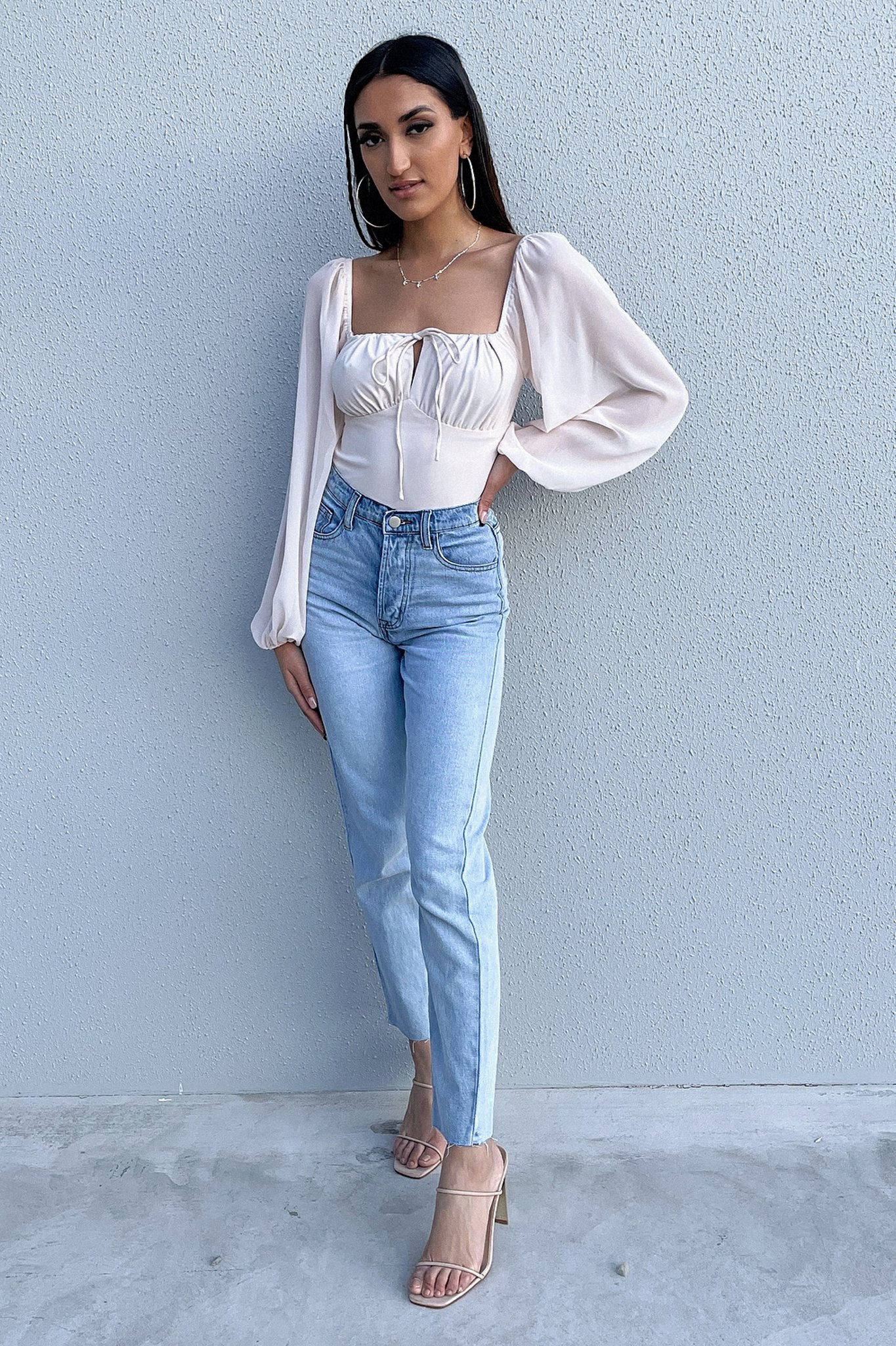 Christina Bodysuit - Light Peach - Image 3