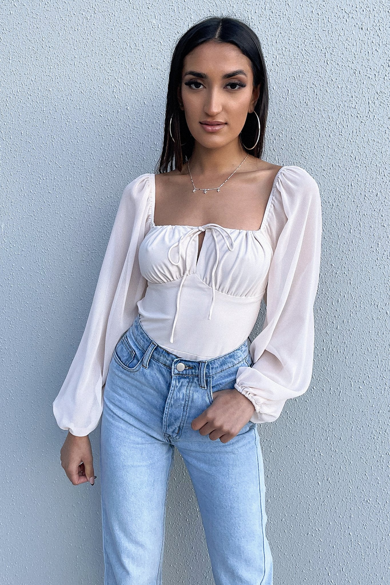 Christina Bodysuit - Light Peach - Image 4