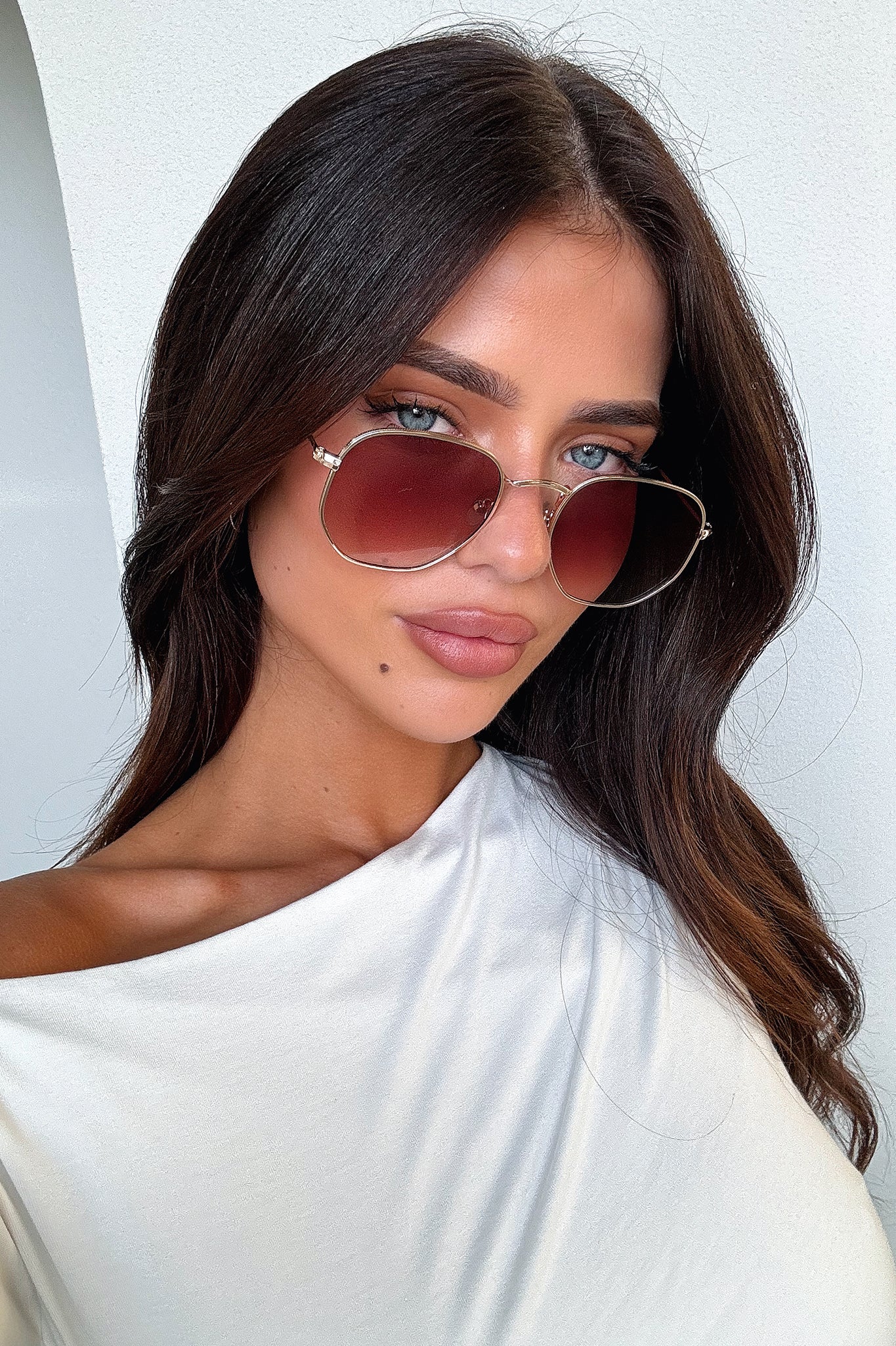 Cillian Sunglasses - Gold/Brown Gradient - Image 2