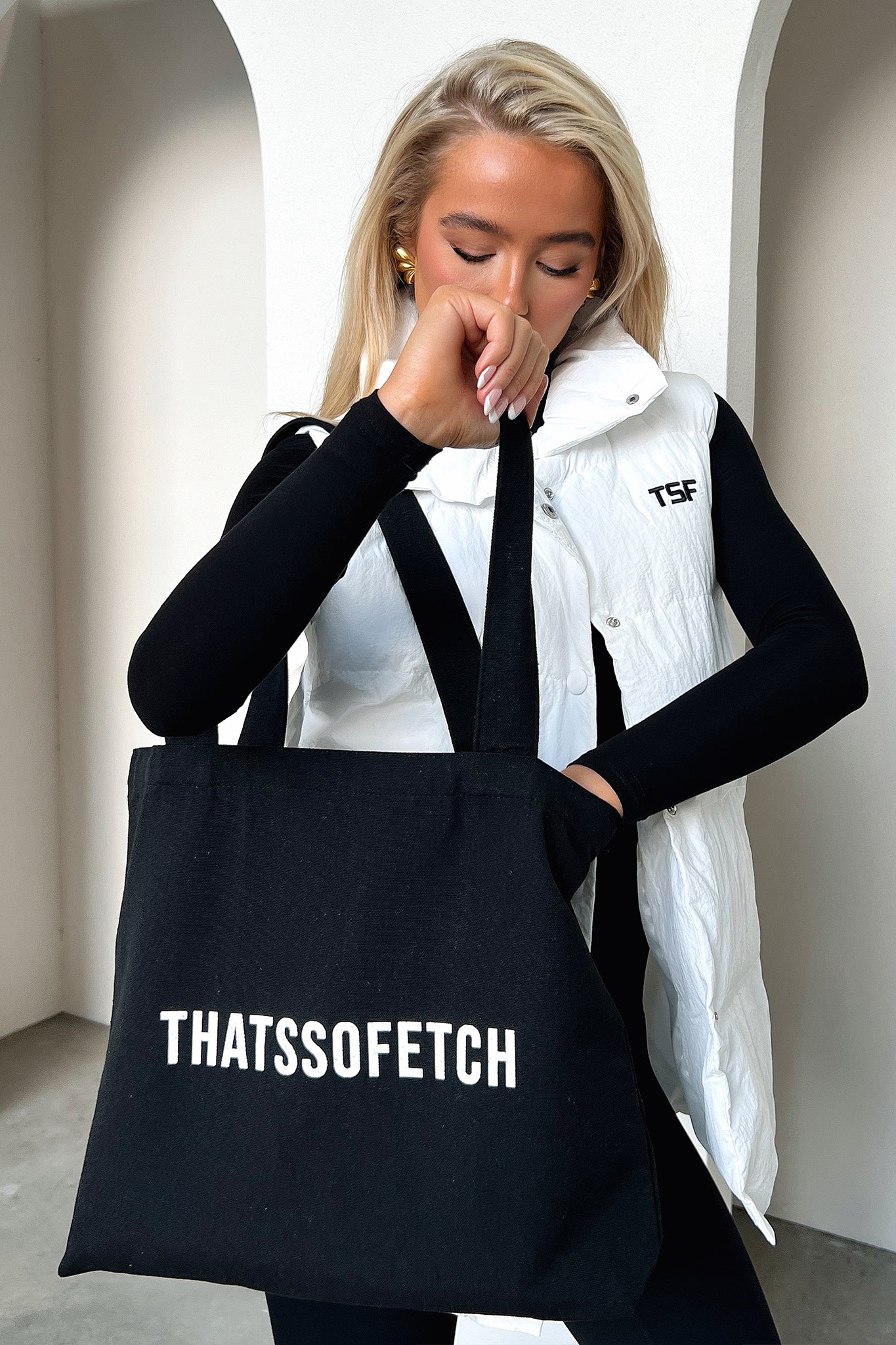 Classic Tote Bag - Black - Image 3