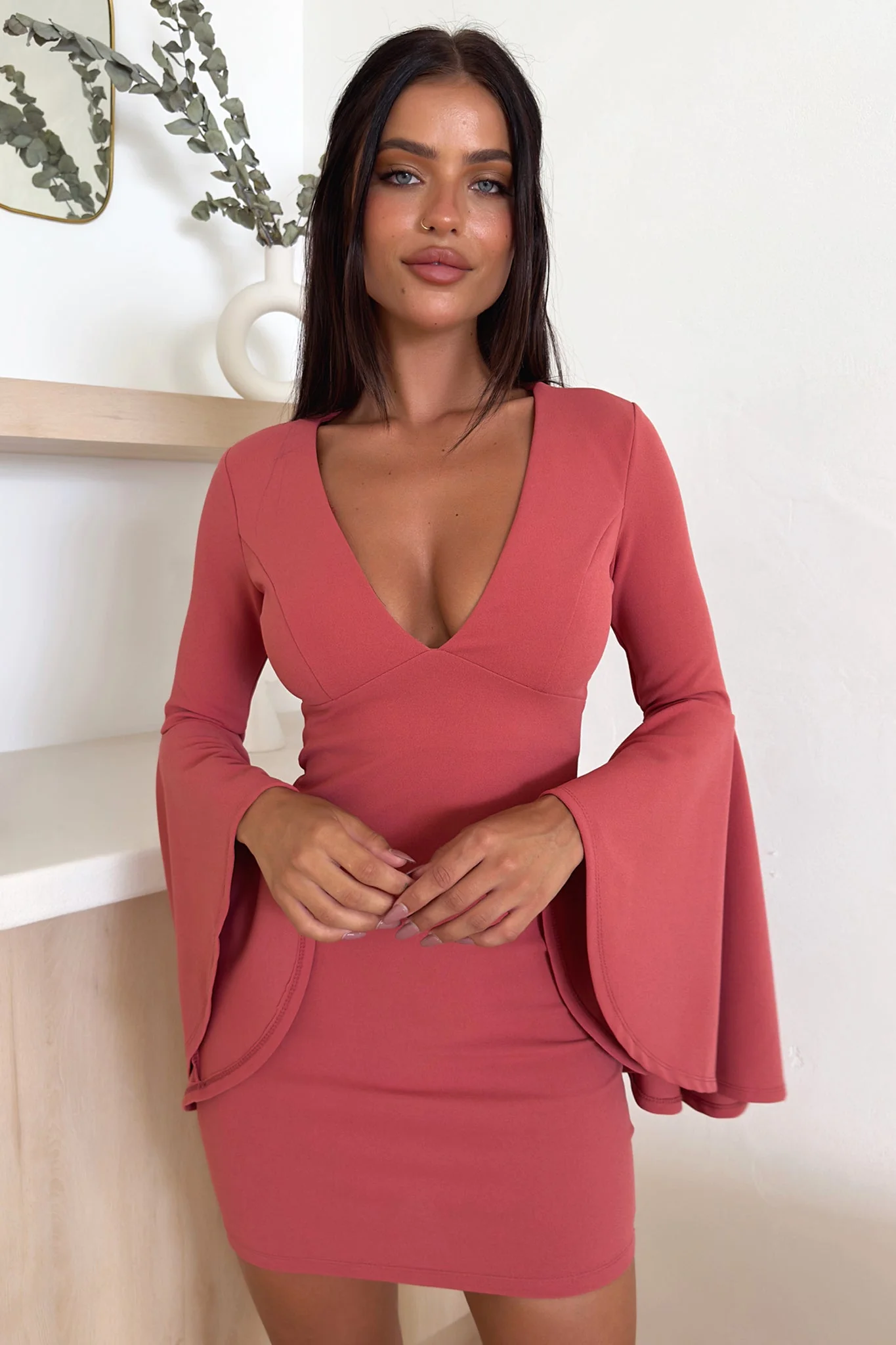 Constance Dress - Plum - Image 4