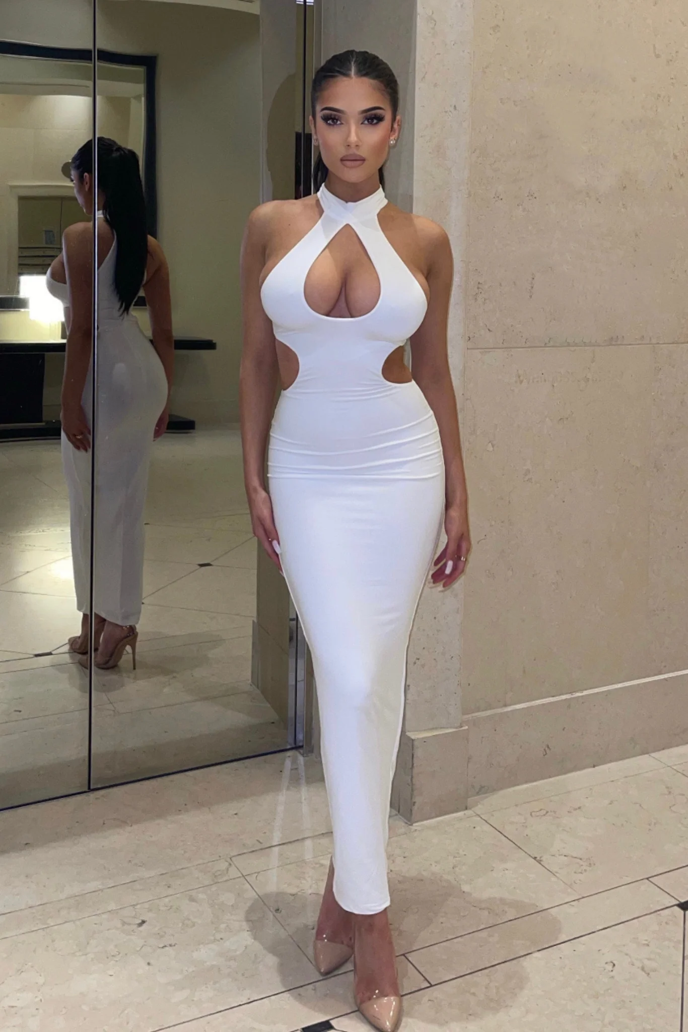 Gianna Maxi Dress - White - Image 6