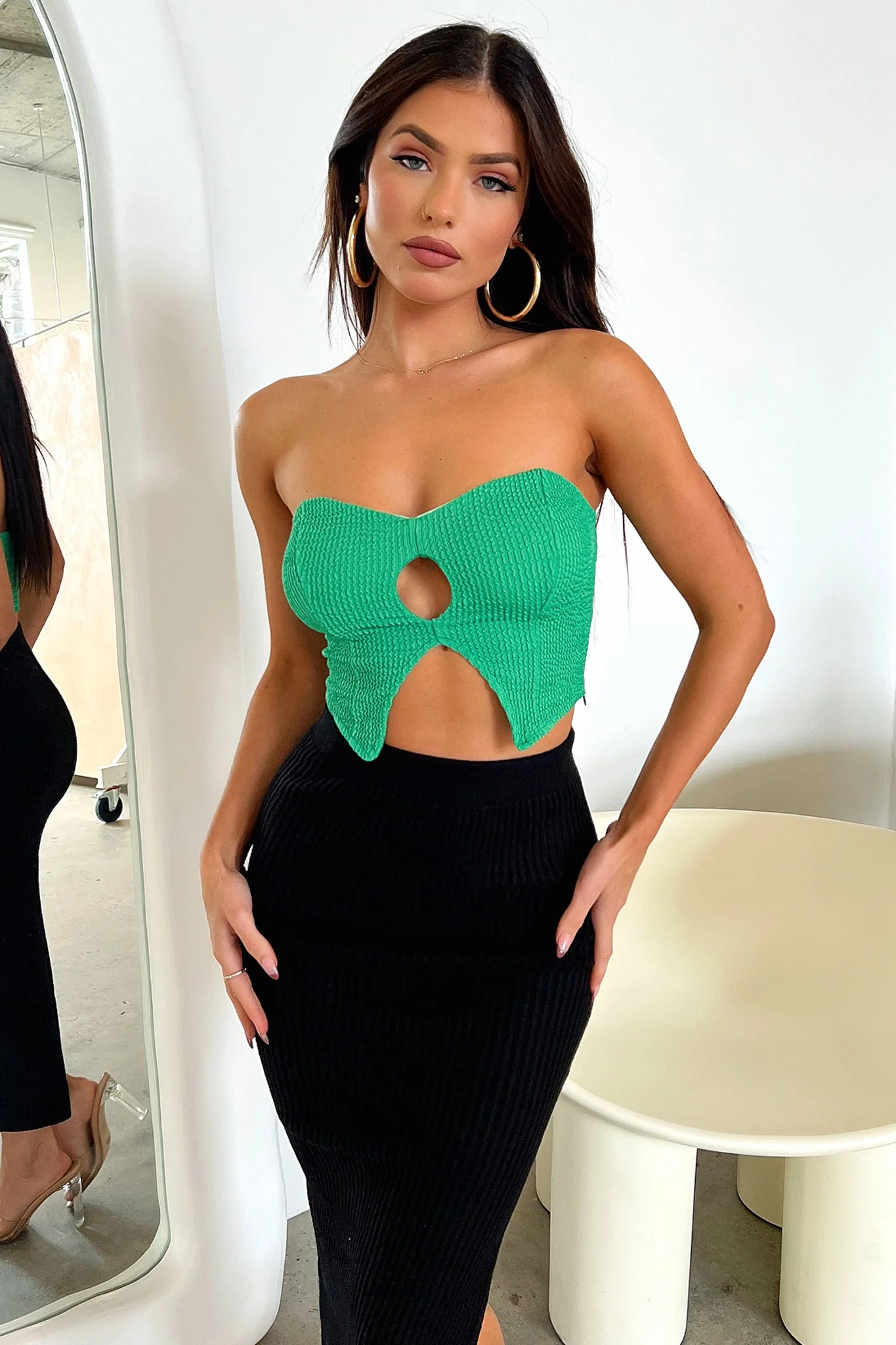 Kelsey Crop - Green - Image 5