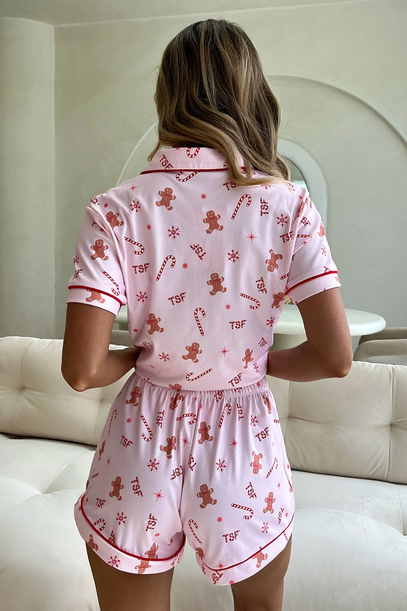 Dasher Pyjama Top - Pink - Image 11
