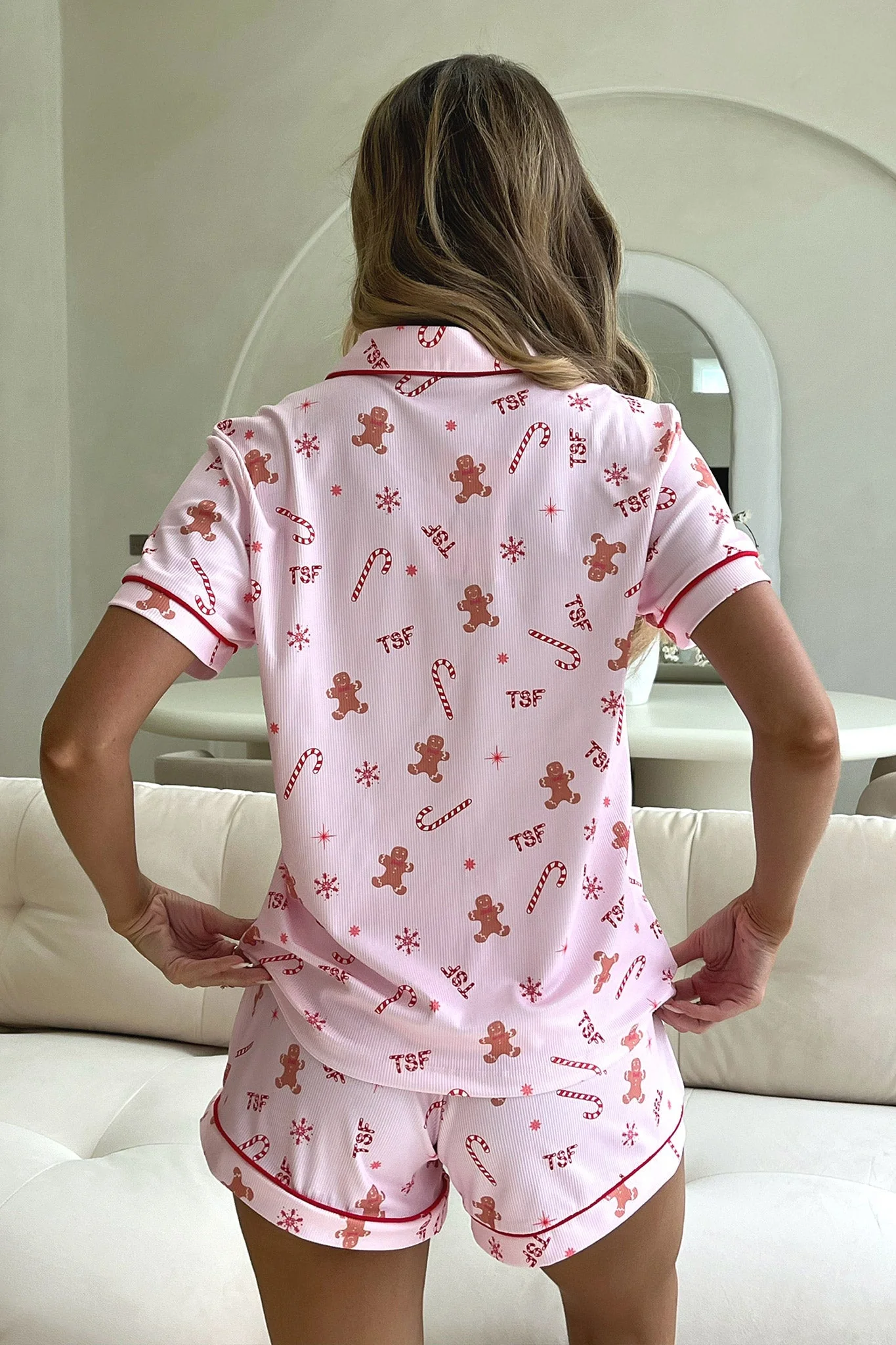Dasher Pyjama Top - Pink - Image 12