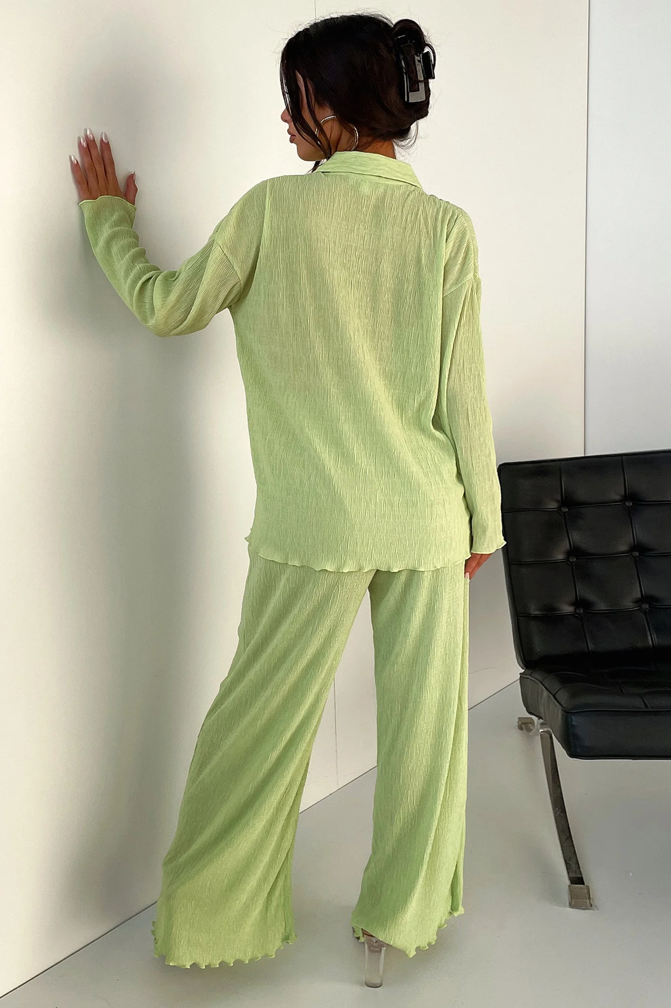 Ellora Long Sleeve Shirt - Green - Image 9