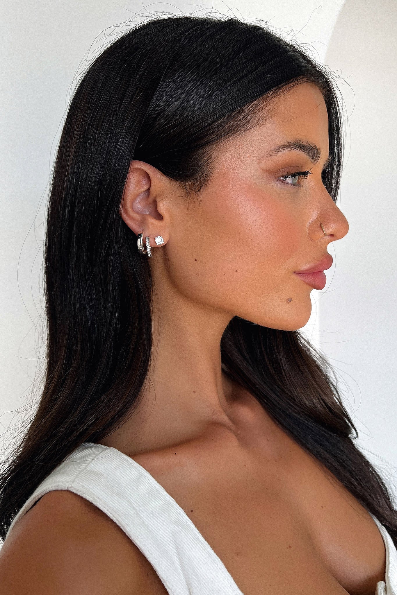 Fallon Earrings 3 Pack - Silver - Image 4