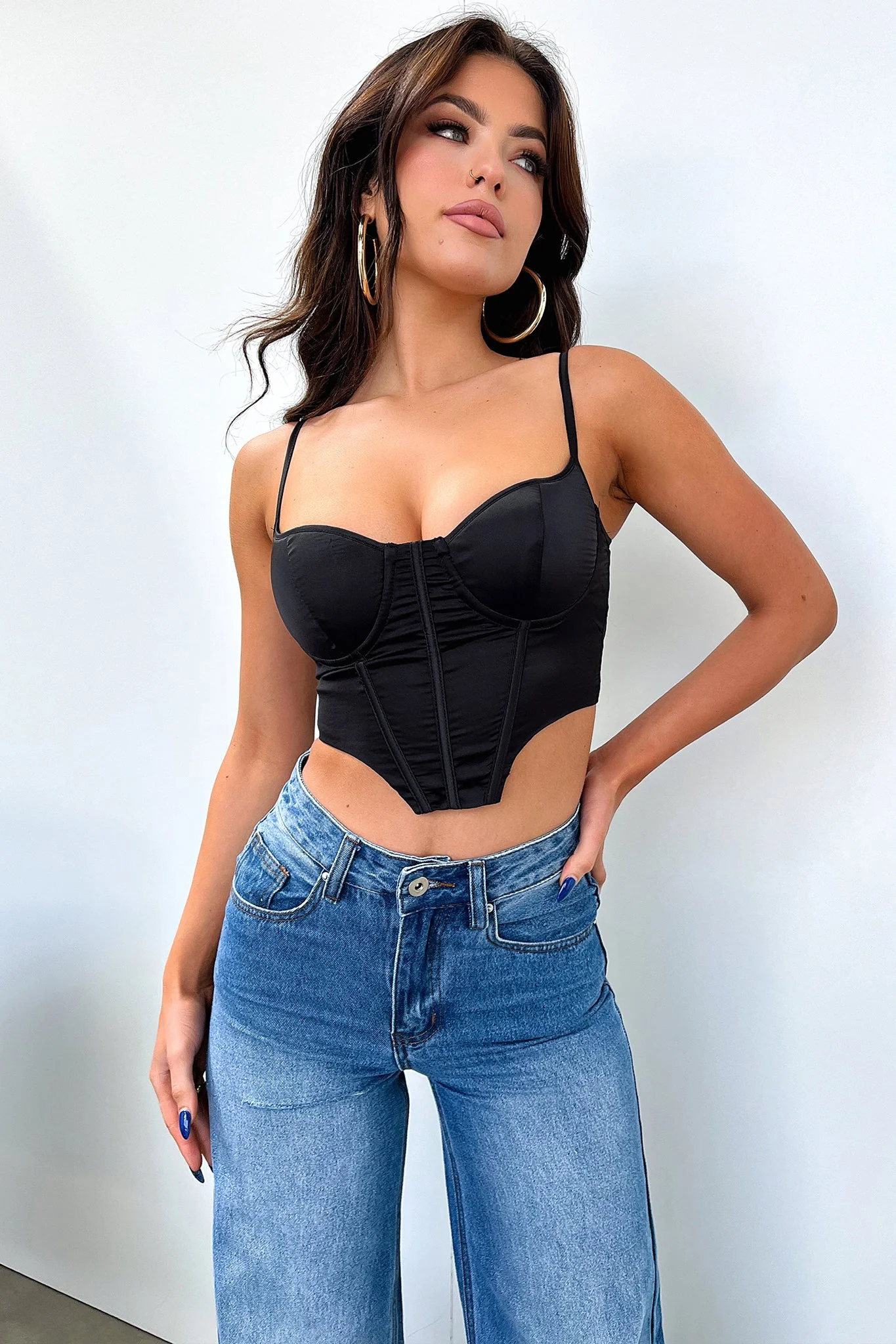 Fauna Corset Top - Black - Image 4