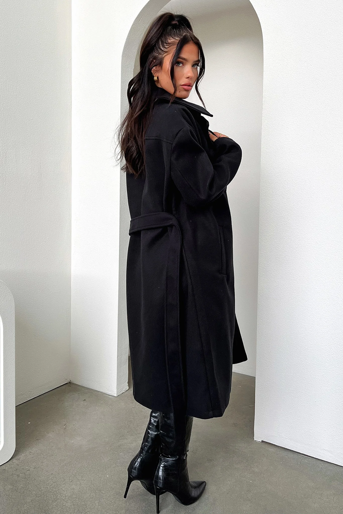 Francesca Coat - Black - Image 7