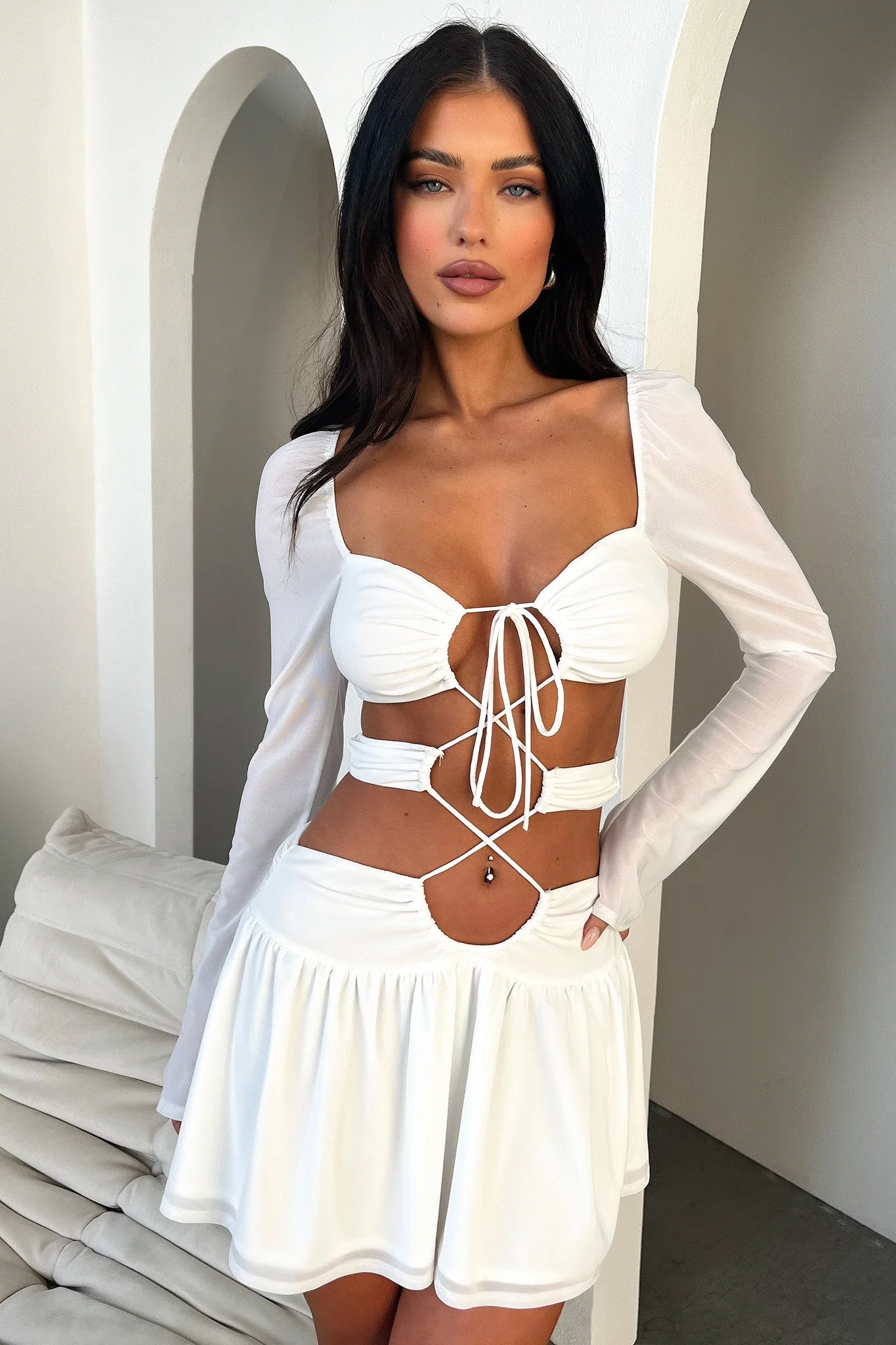 Ileana Dress - White - Image 3