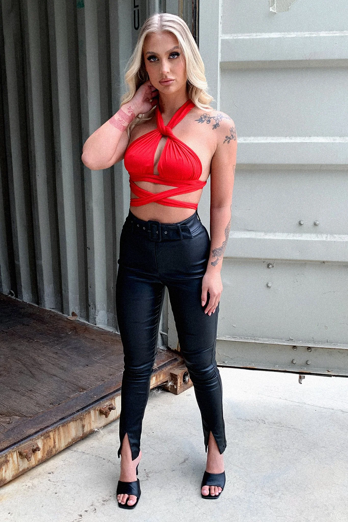 Jules Crop - Red - Image 12