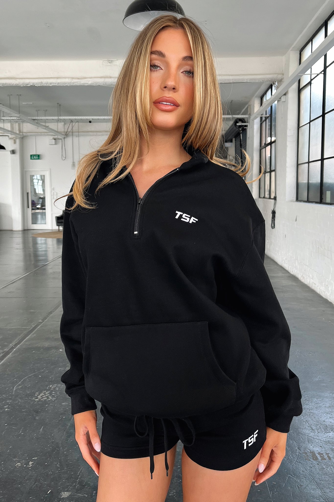 Kaztek Half Zip Sweater - Black - Image 3