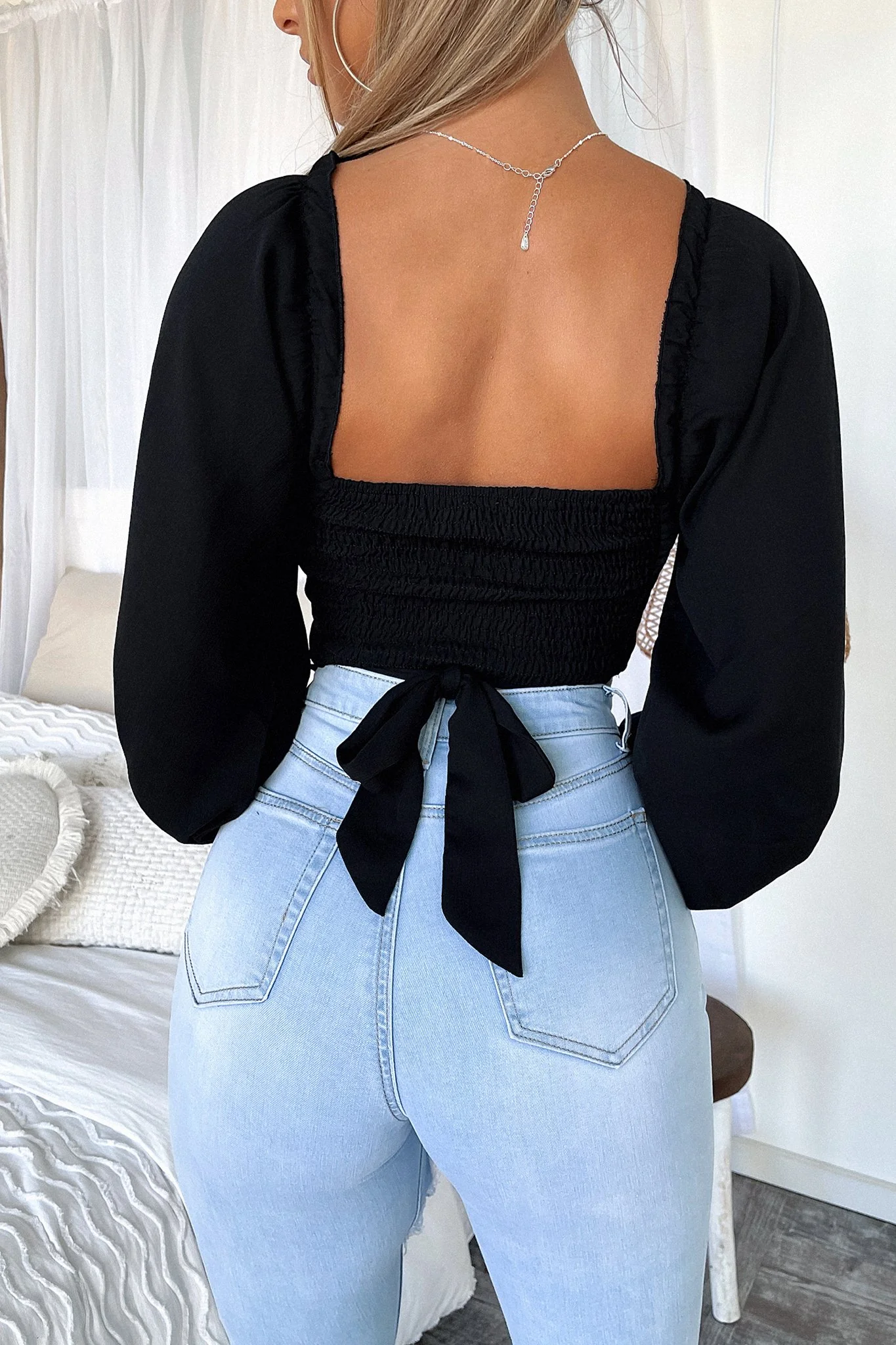 Kingsley Crop - Black - Image 4