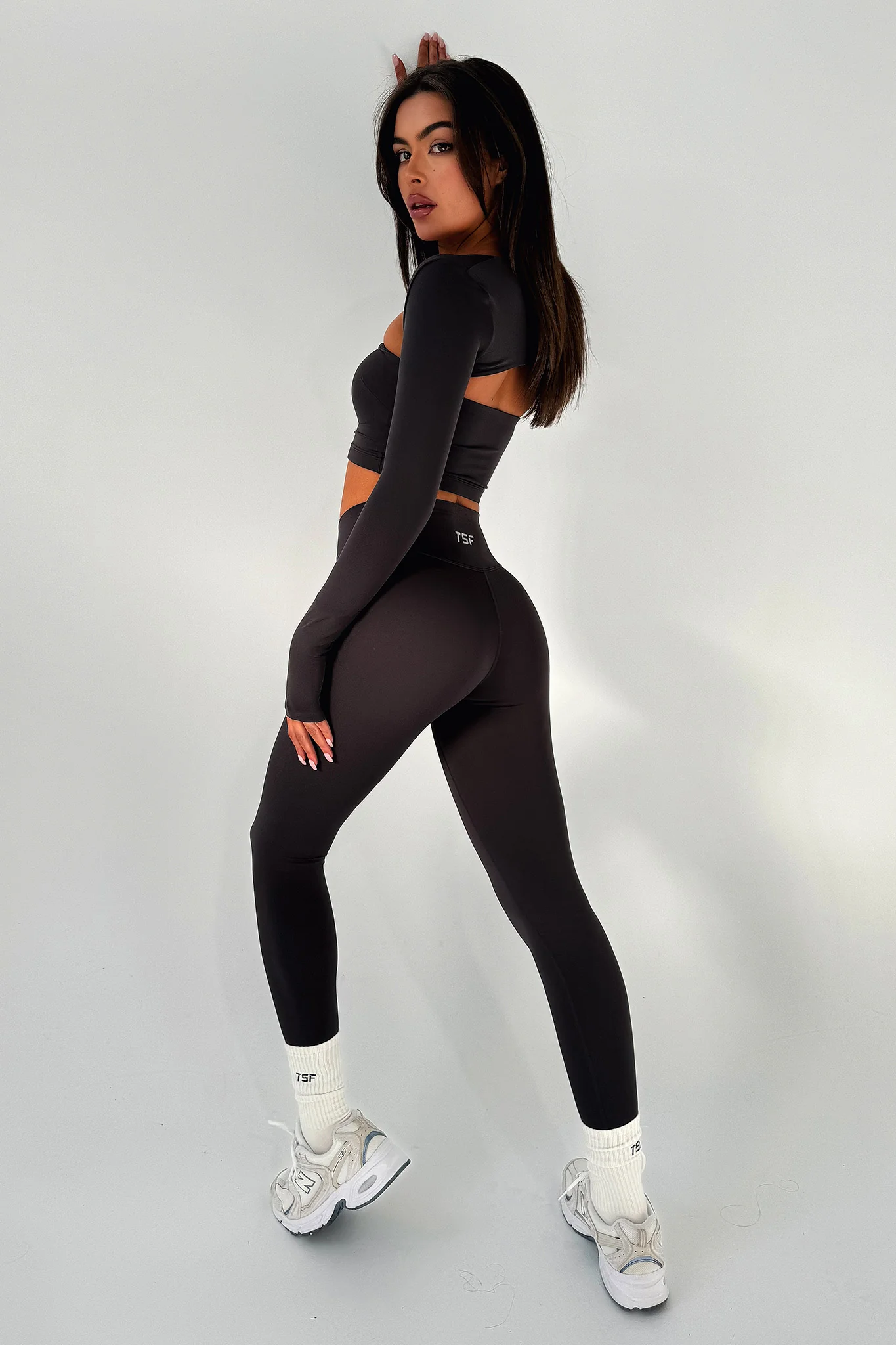 Koda Strapless Crop - Grey - Image 7