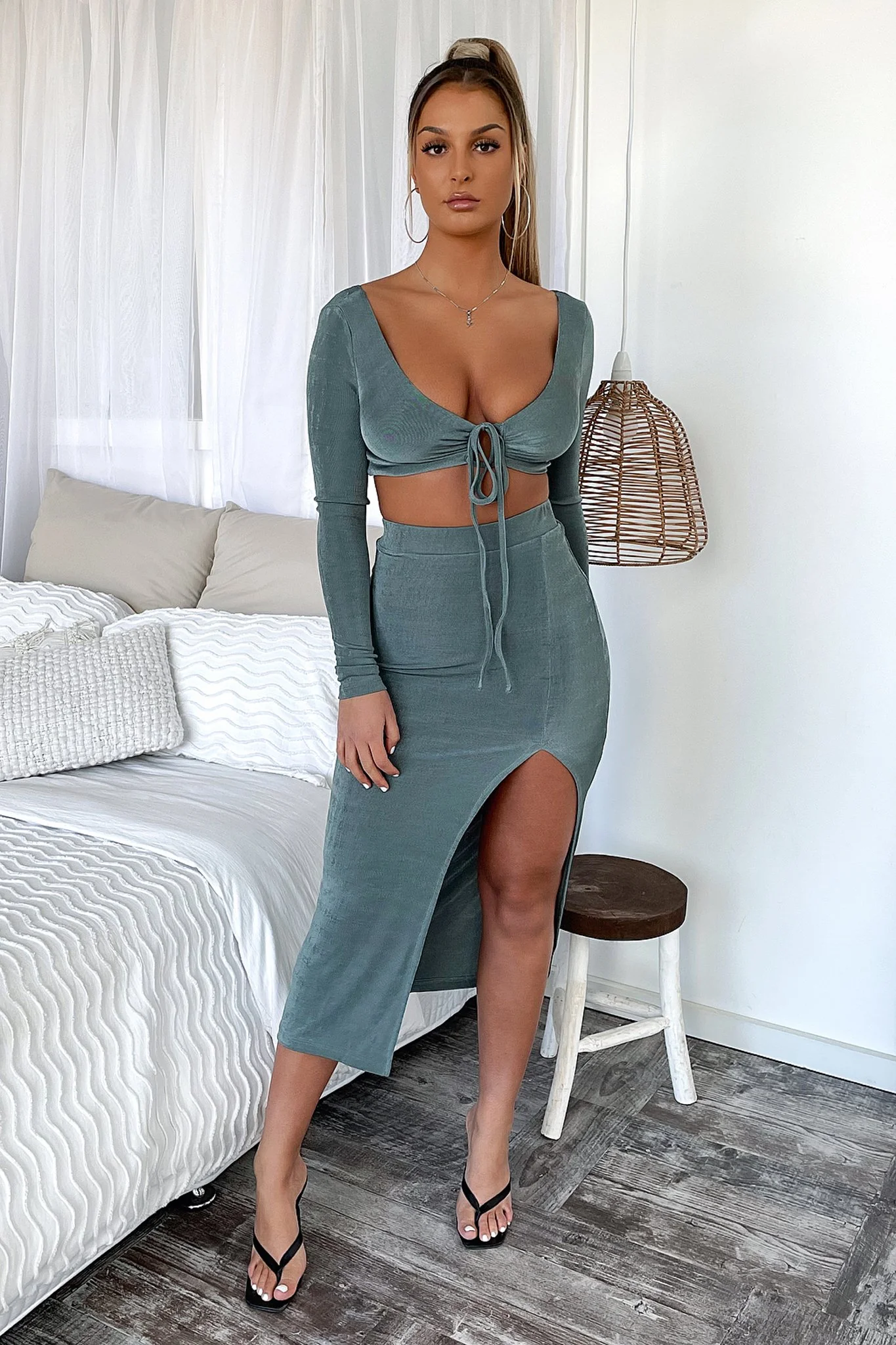 Kurser Crop - Khaki - Image 4