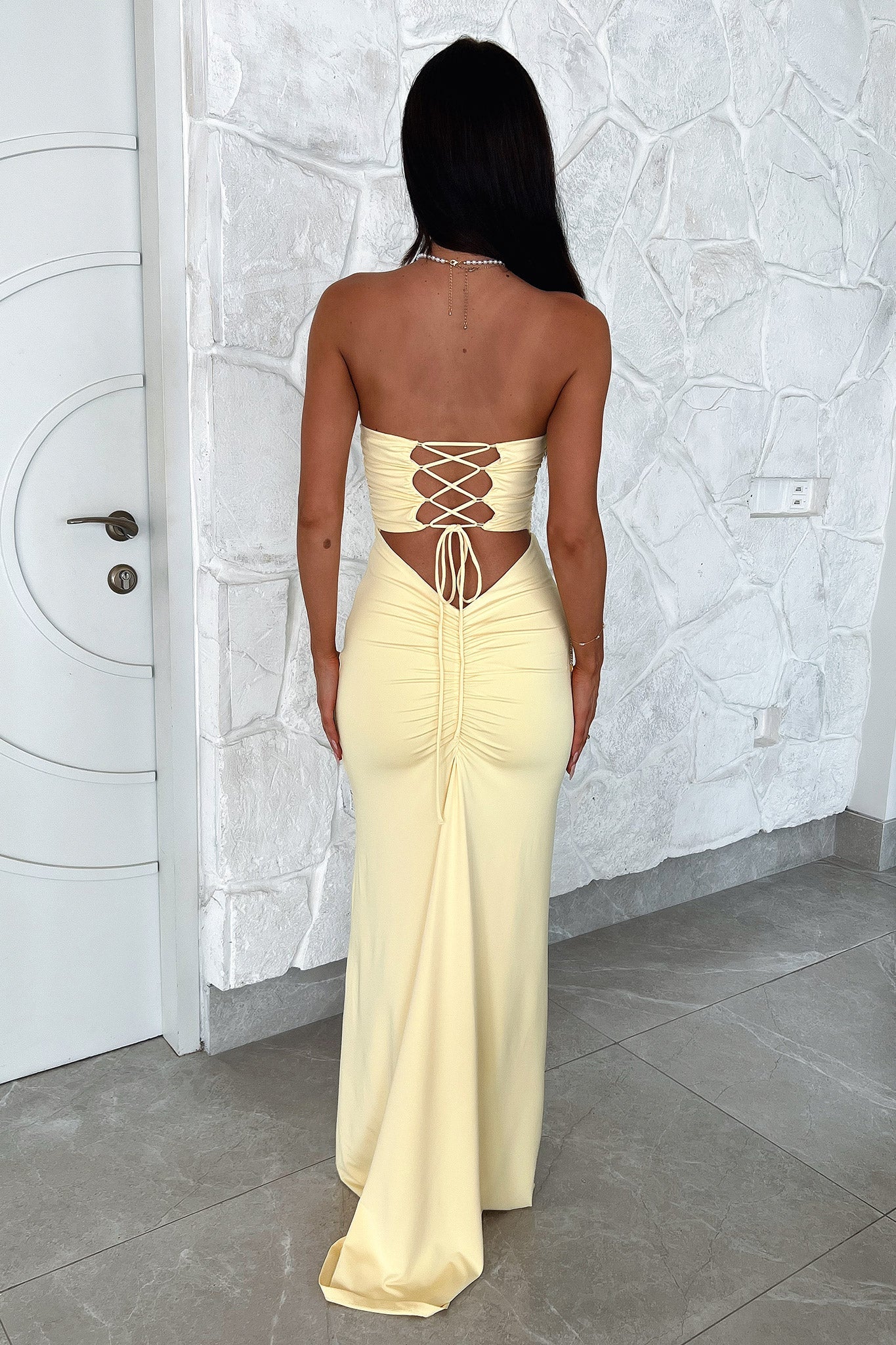 Lahara Maxi Dress - Yellow - Image 5