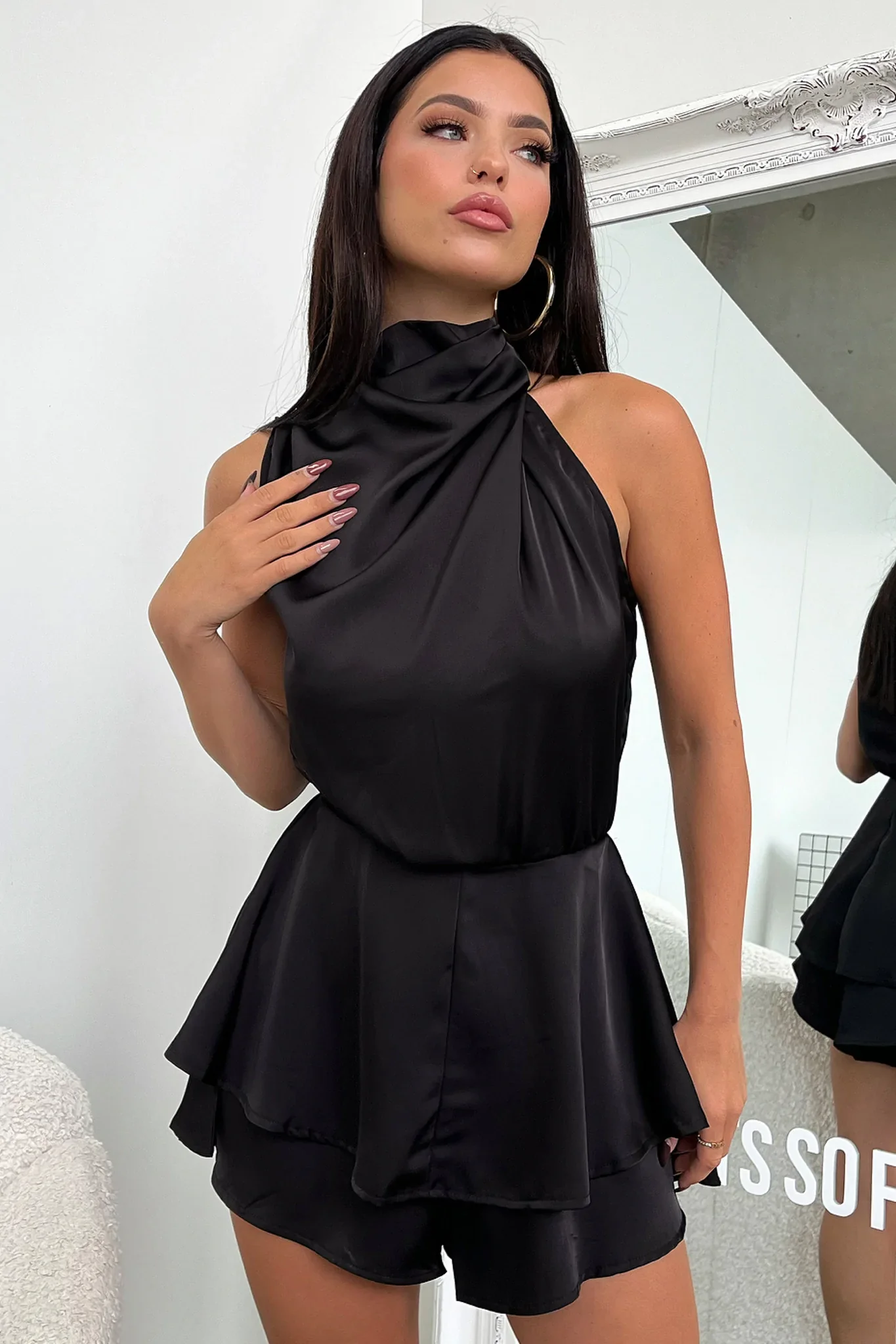 Lelani Playsuit - Black - Image 5