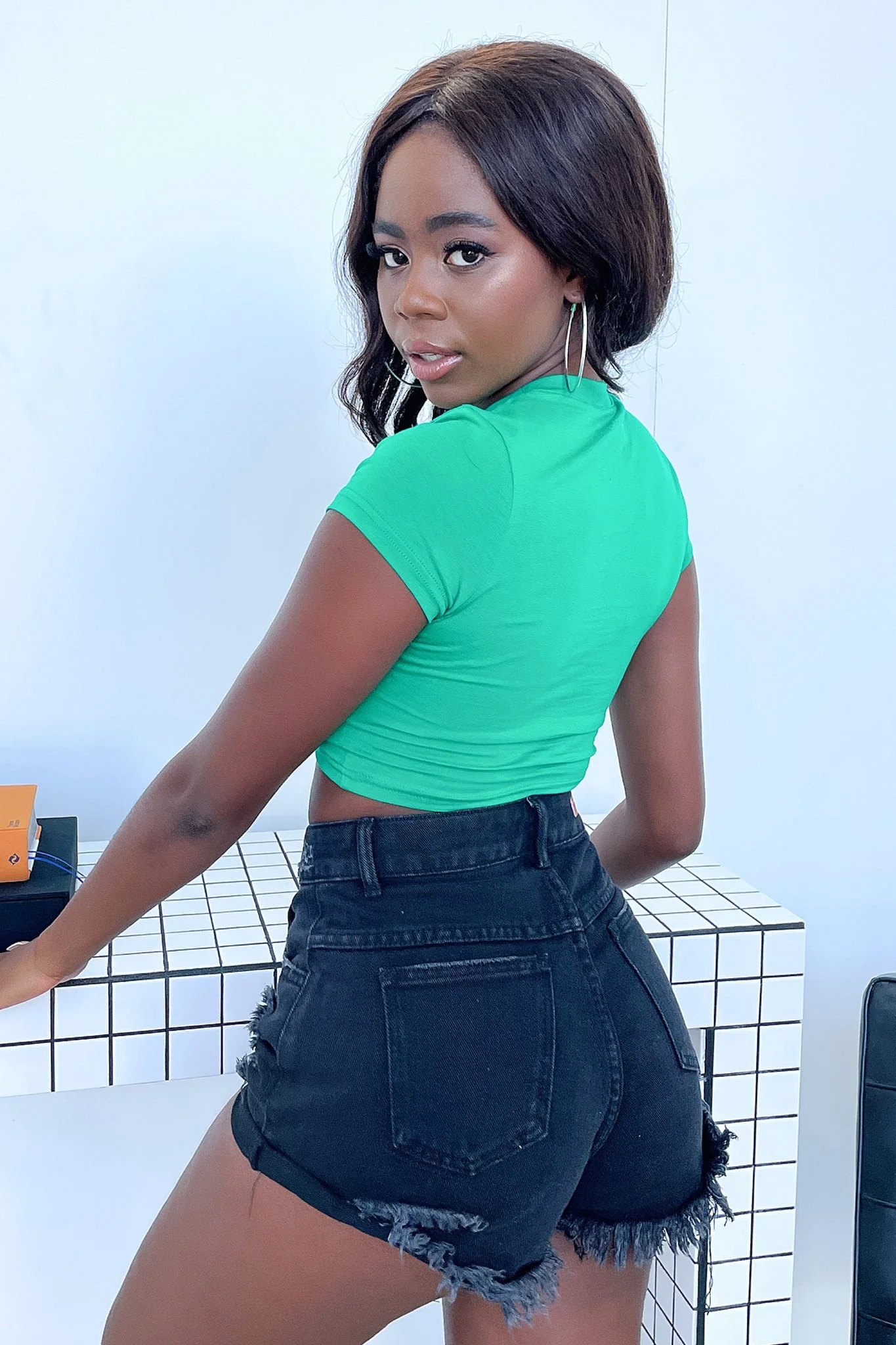Lemar Baby Tee - Green - Image 7