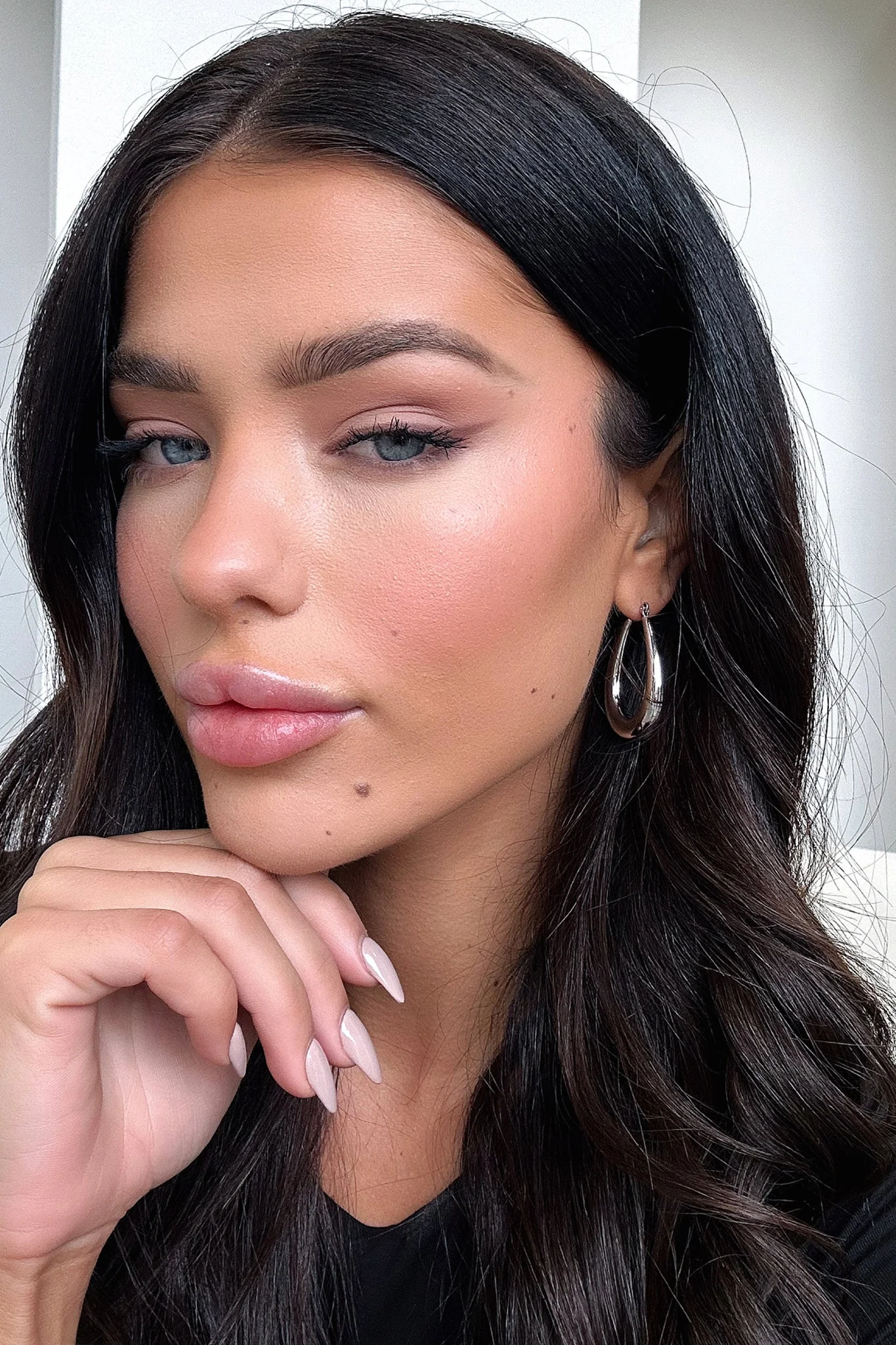 Linked Hoops - Silver - Image 3