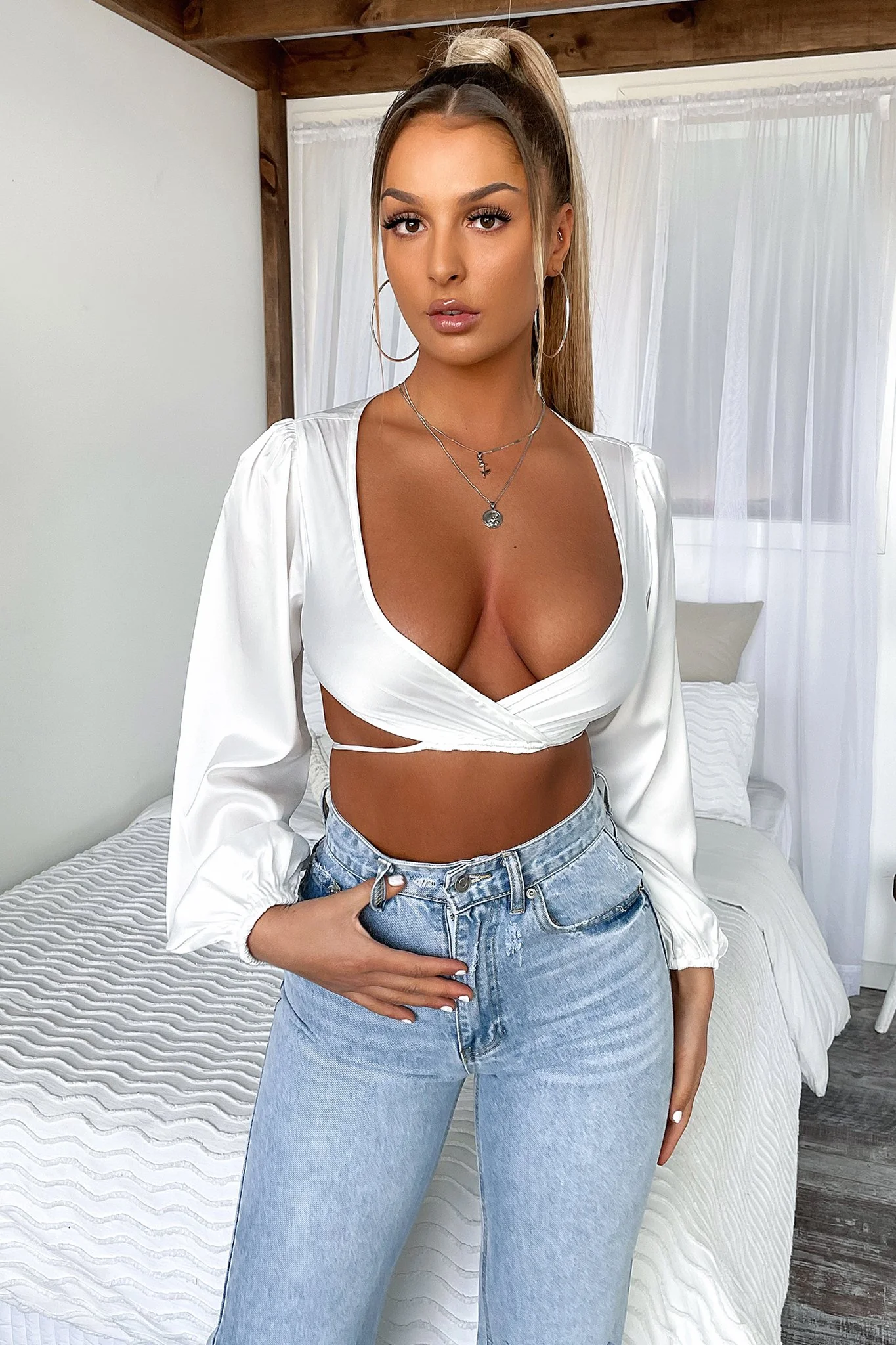 Logan Crop - White - Image 5
