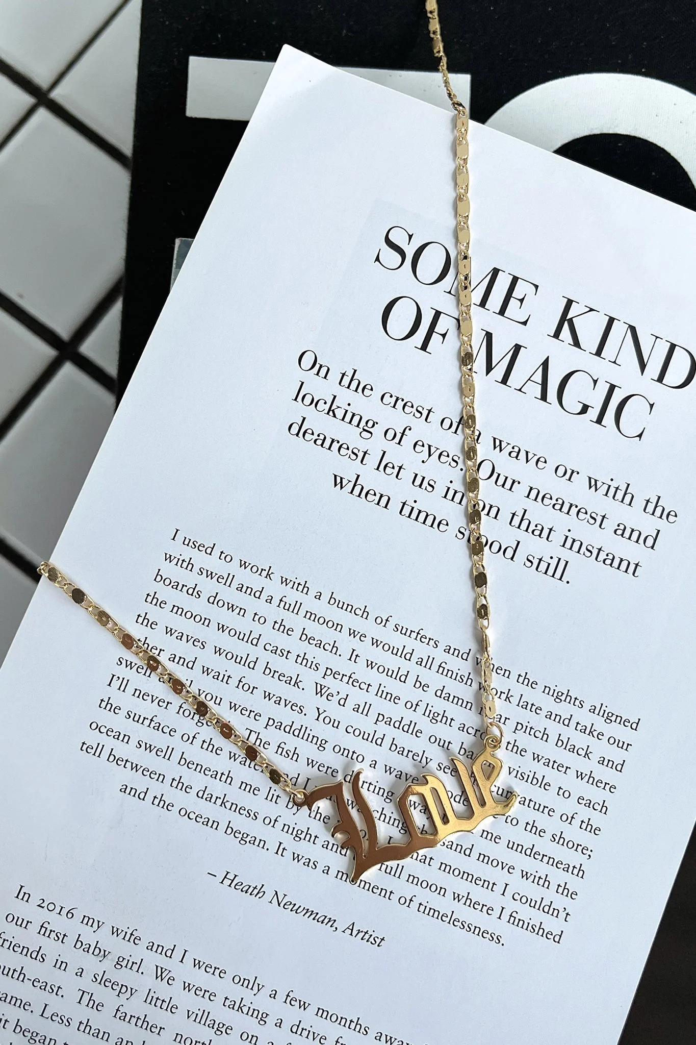 Love Necklace - Gold - Image 2