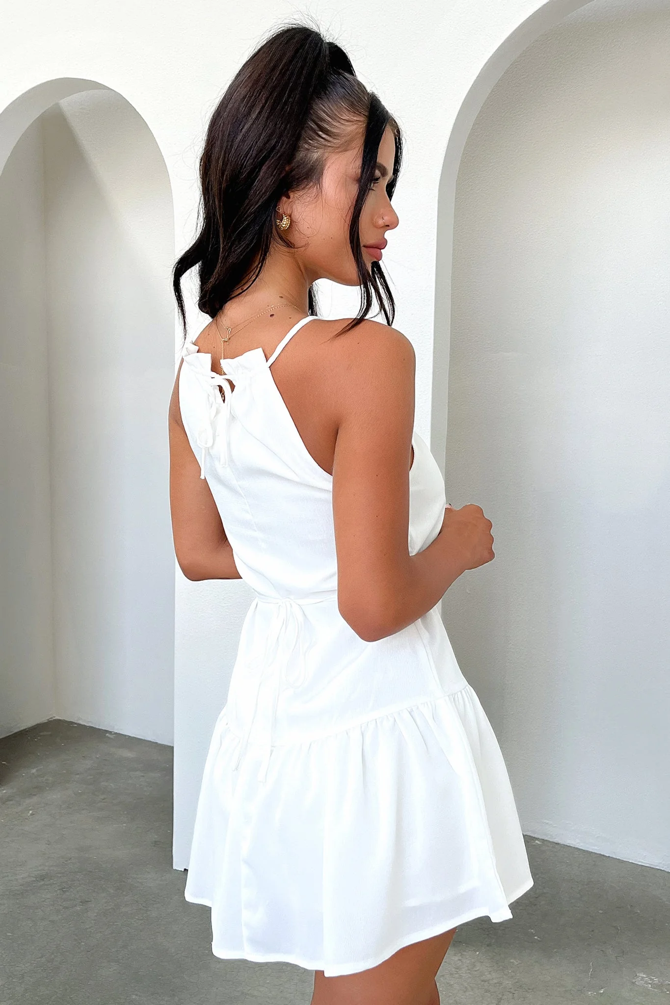 Lyra Dress - White - Image 6