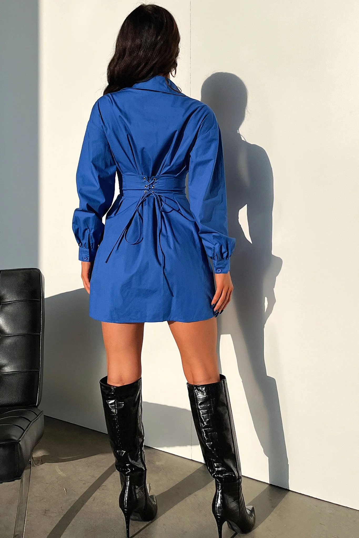 Markez T - Shirt Dress - Royal Blue - Image 5