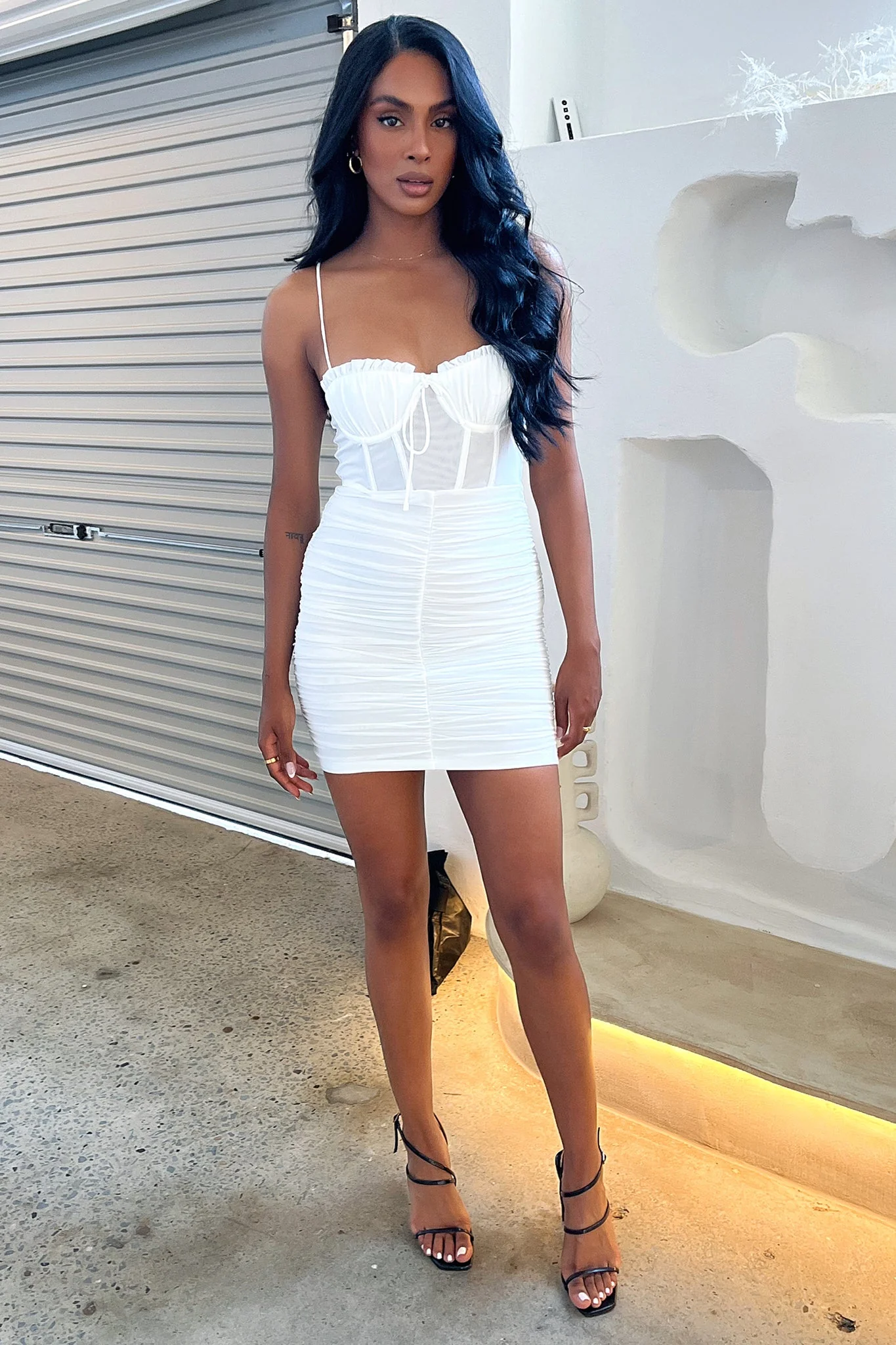 Mikail Dress - White - Image 4