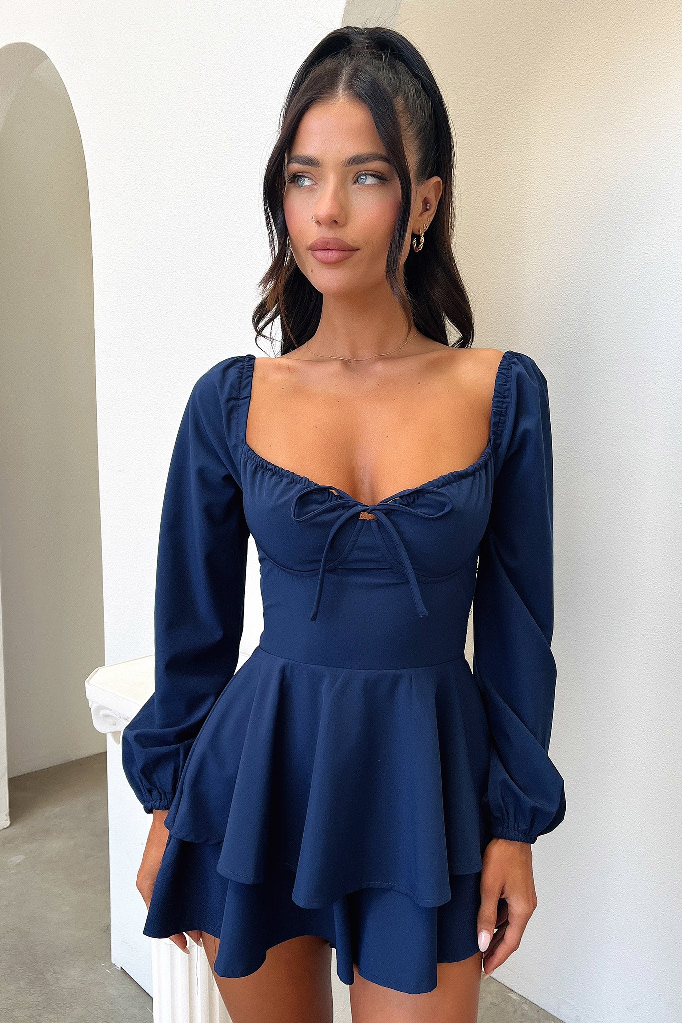 Mila Playsuit - Navy - Image 4