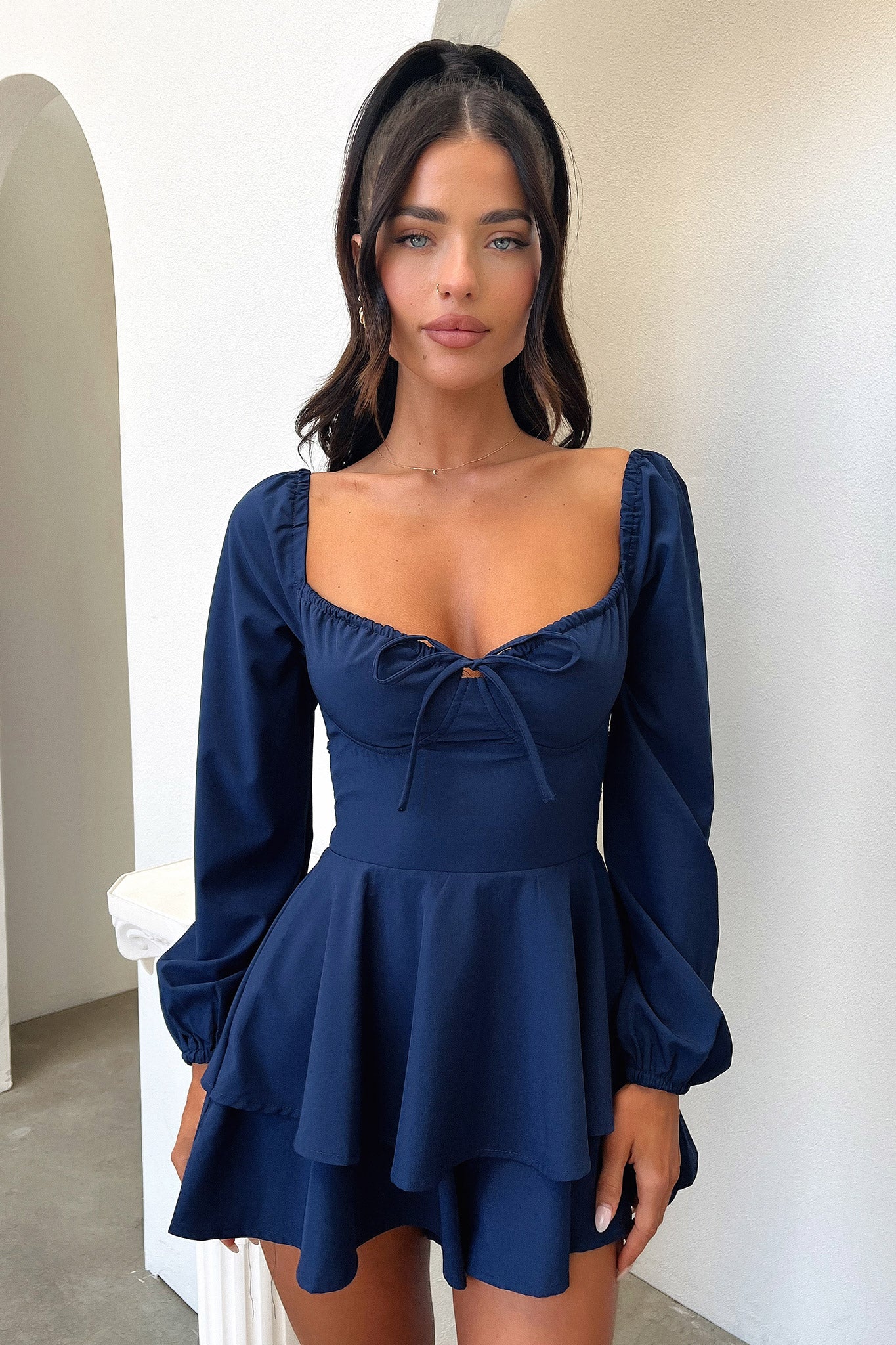 Mila Playsuit - Navy - Image 5