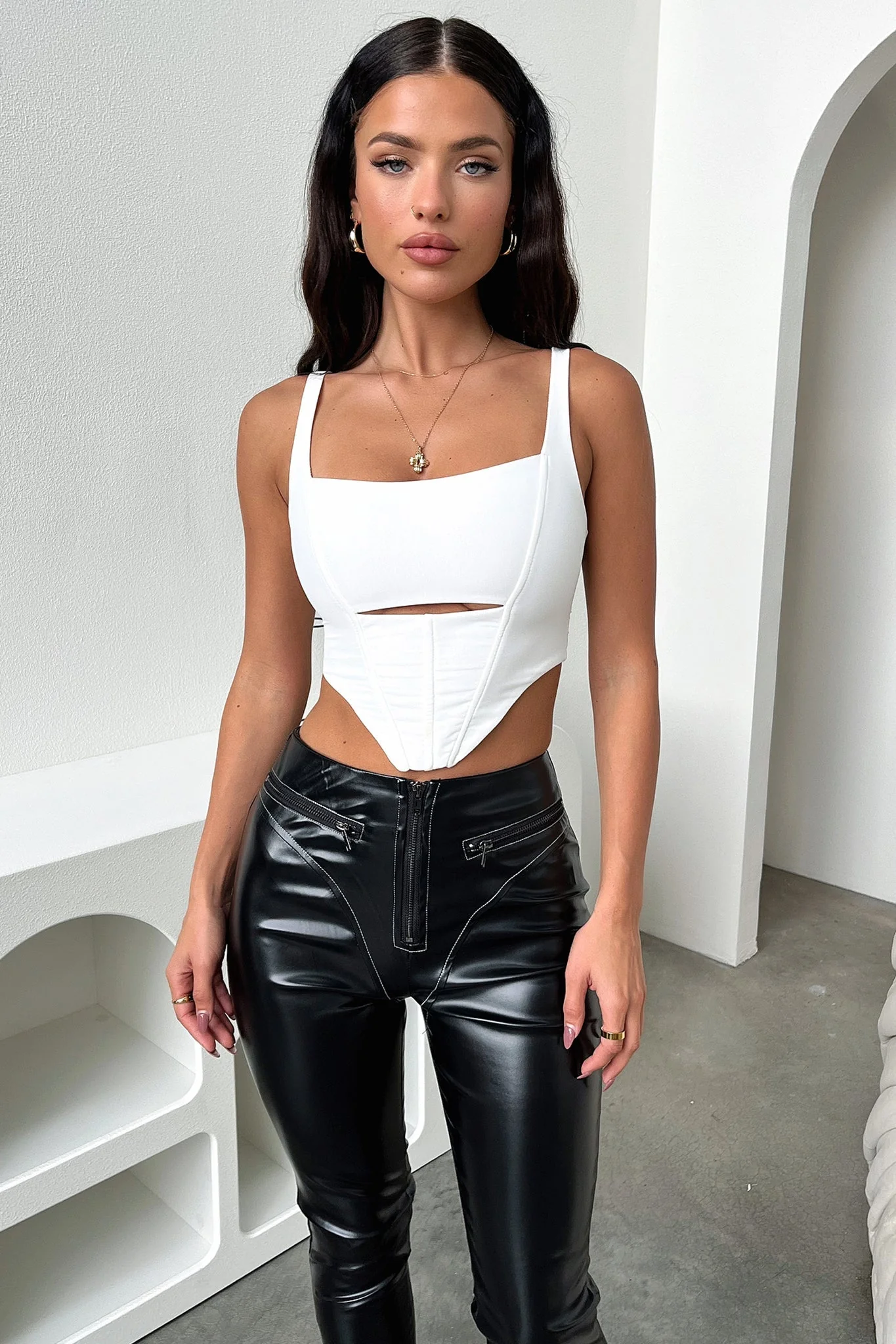 Montello Pants - Black PU - Image 2