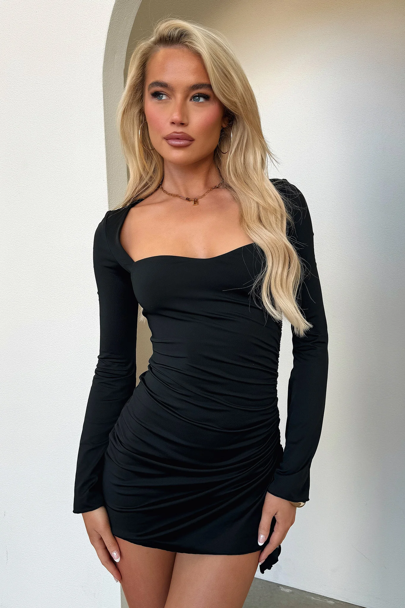 Neyster Dress - Black - Image 3