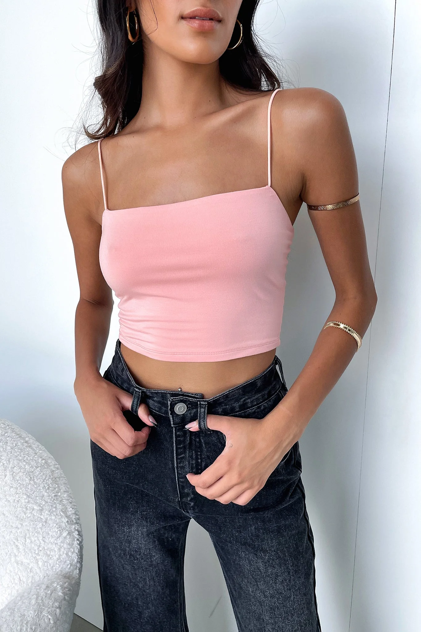 Niki Crop - Peach - Image 2