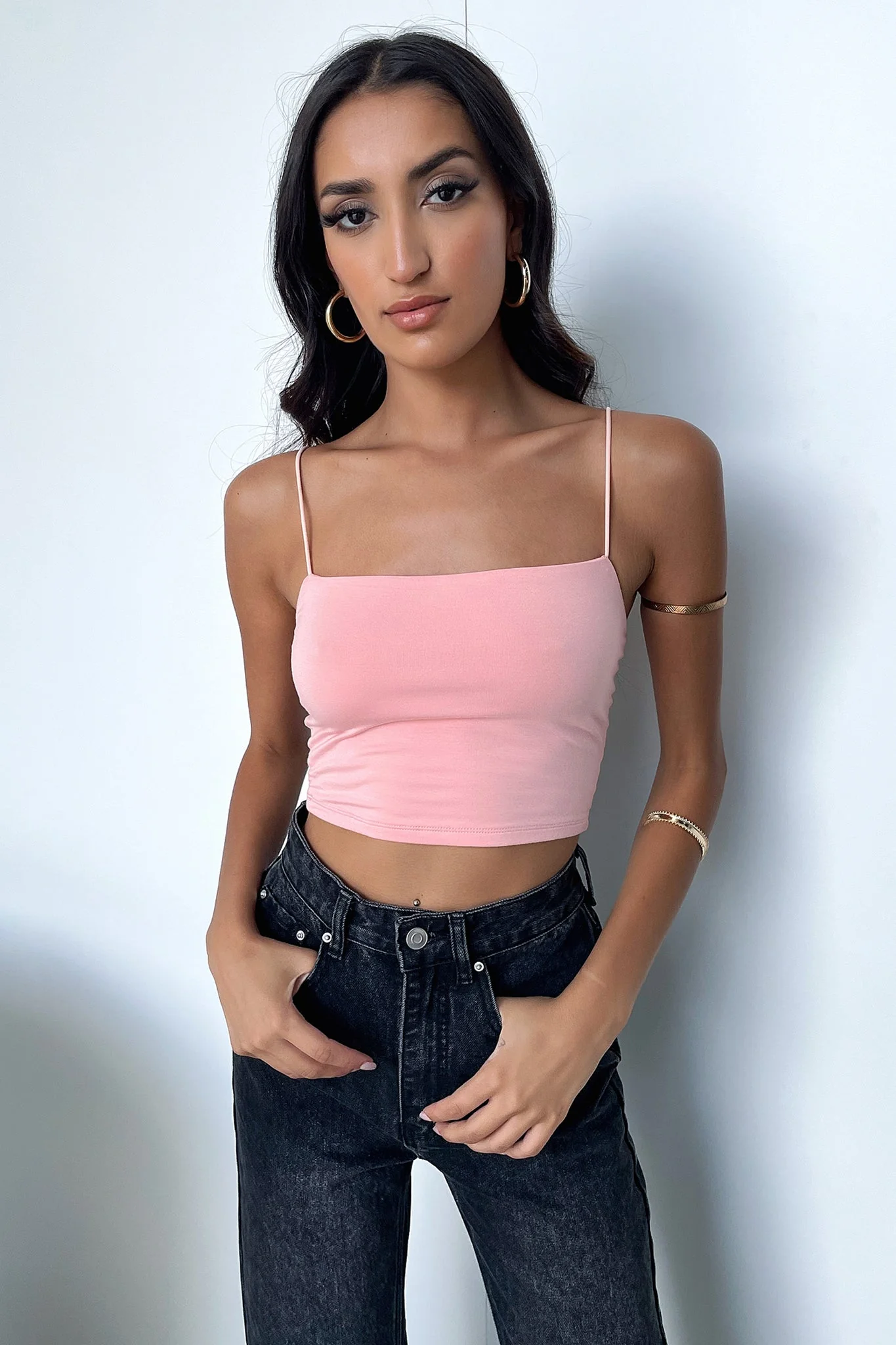 Niki Crop - Peach - Image 4