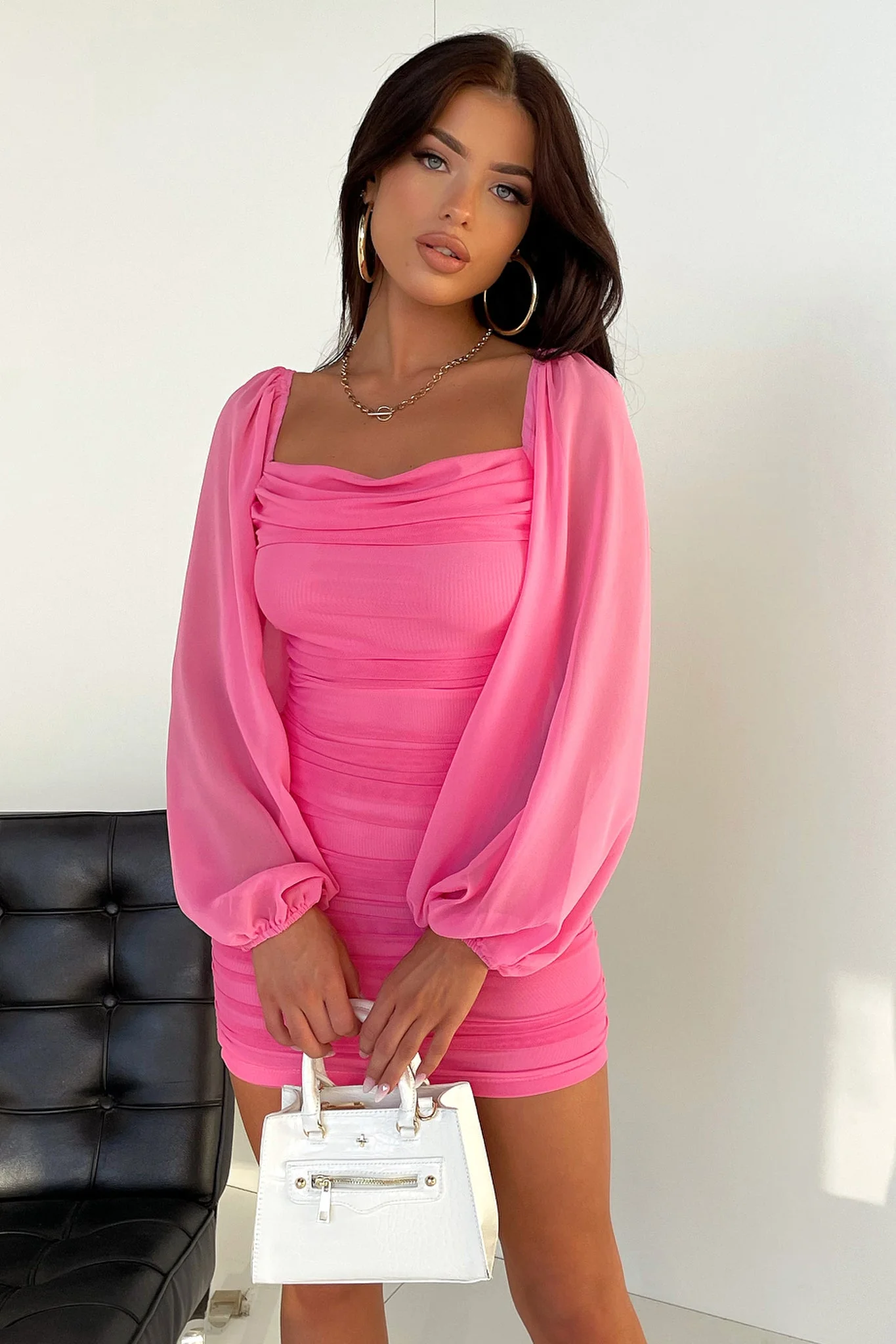 Octavia Dress - Pink - Image 6