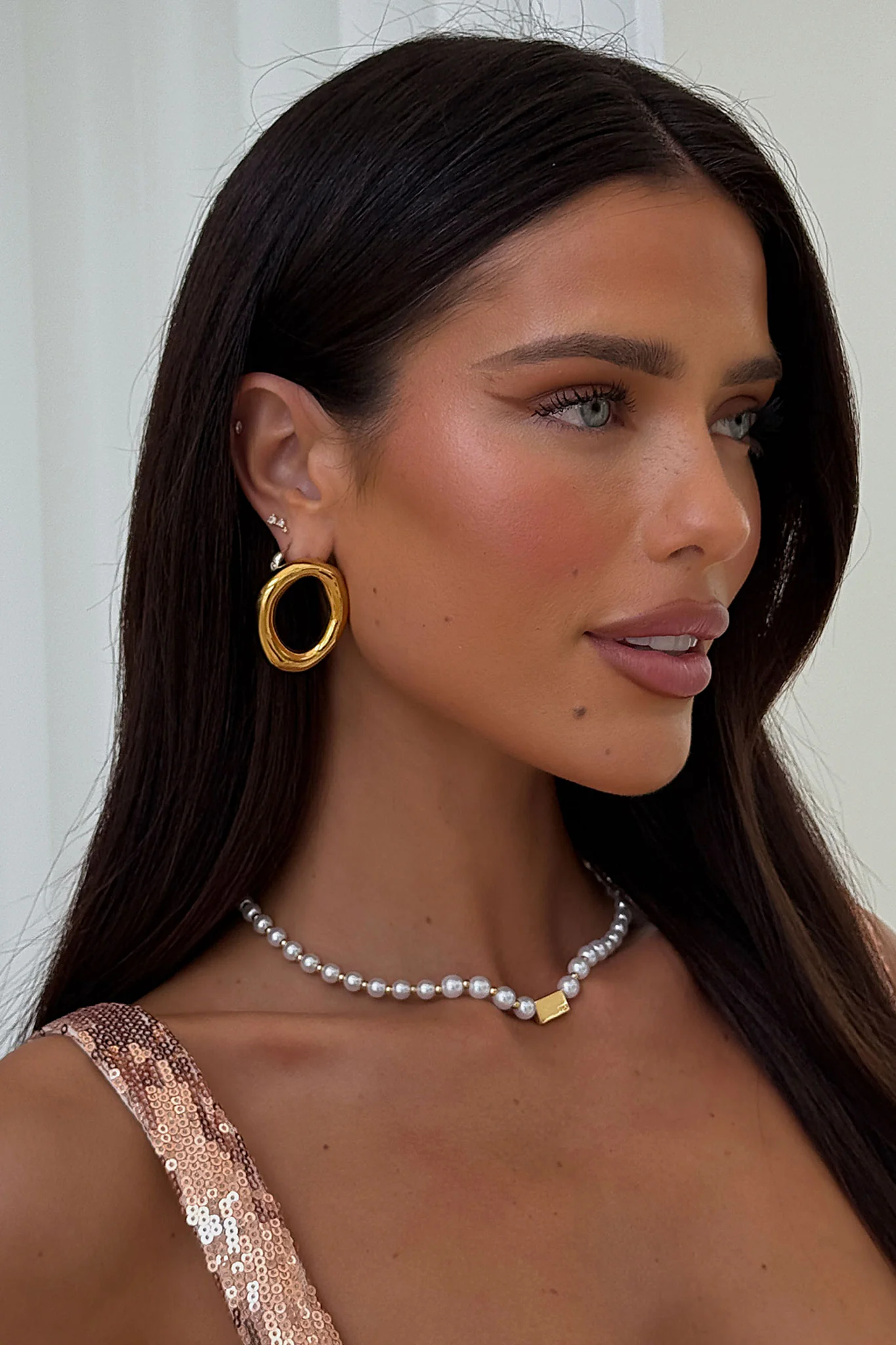 Parisa Earrings - Gold - Image 2