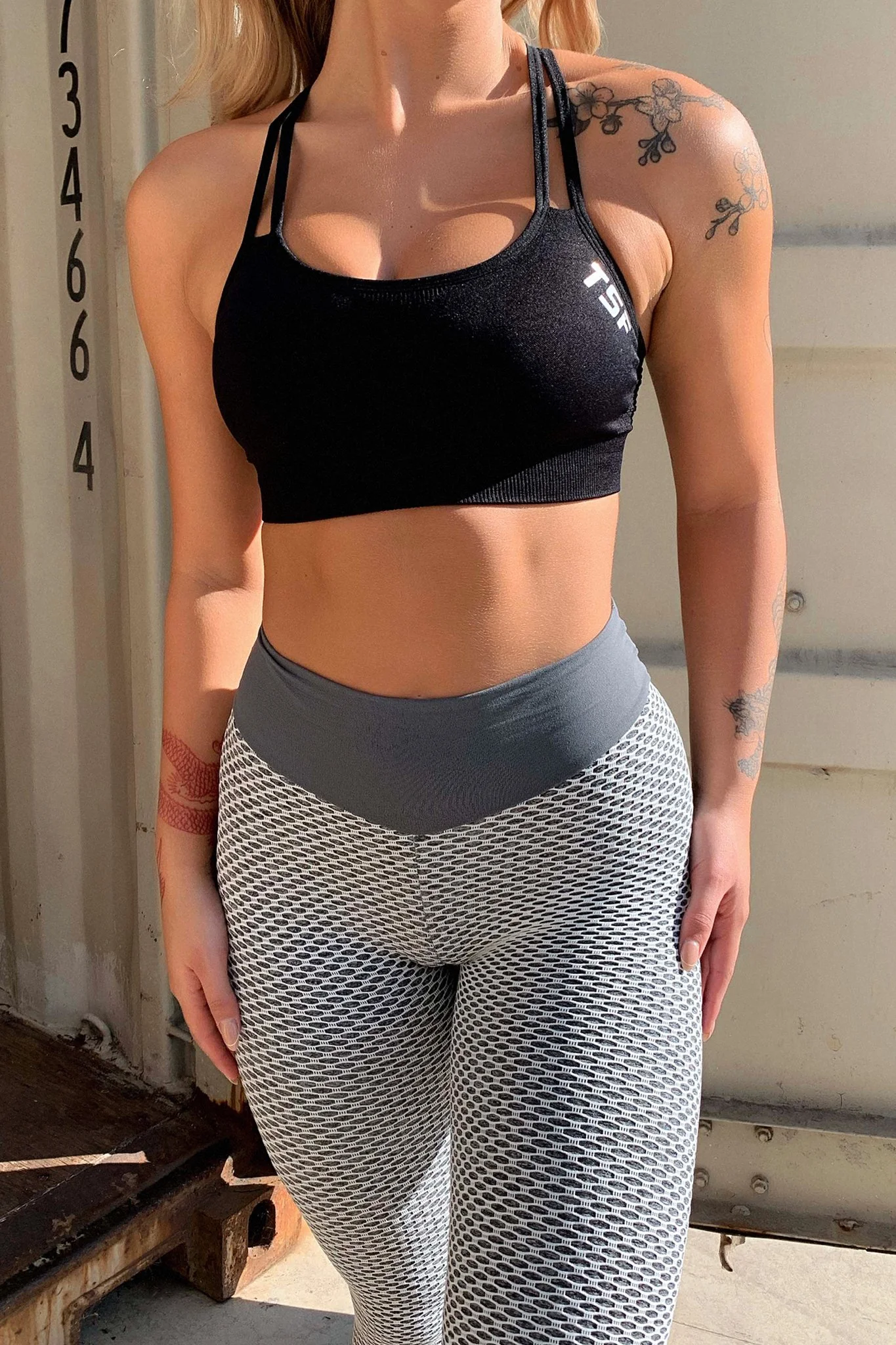 Phoenix Tights - Light Grey - Image 4