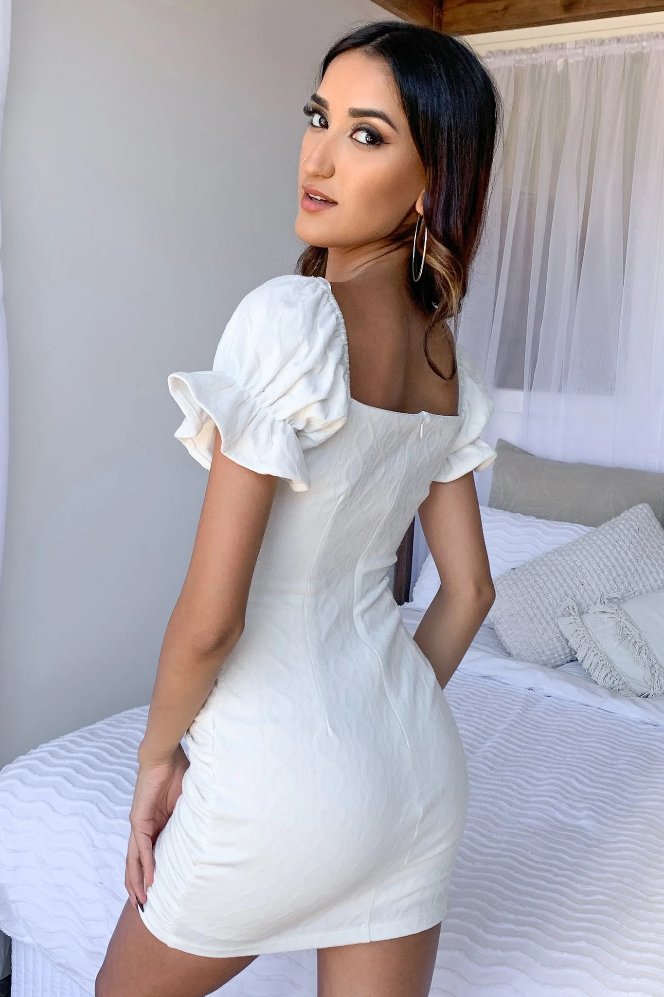 Quinn Dress - White - Image 3
