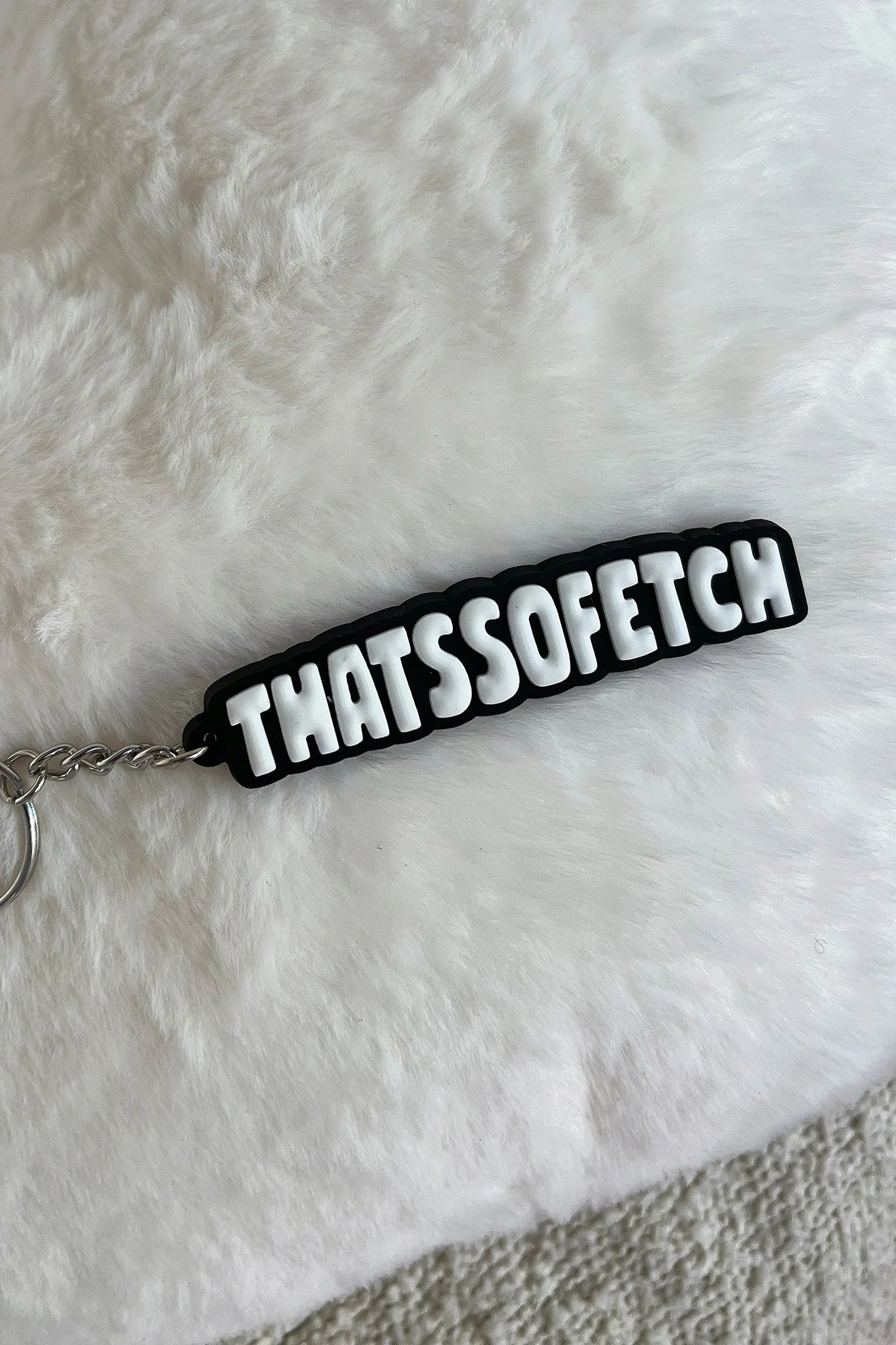 Rowan Keychain - Black/White - Image 4