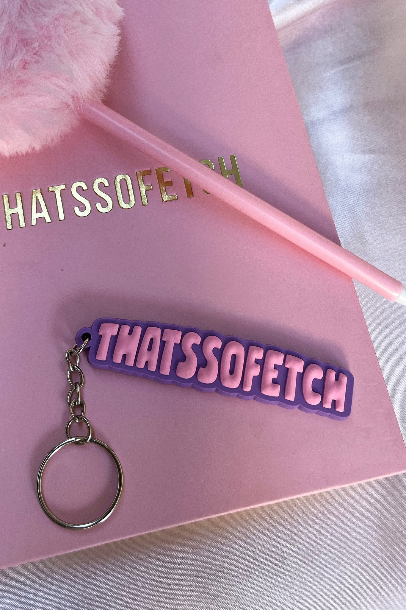 Rowan Keychain - Purple/Pink - Image 4